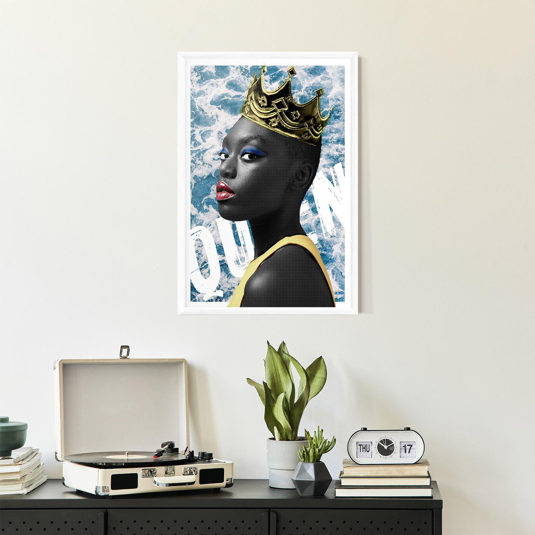 Keretezett Poszter American Woman Crown mockup 2