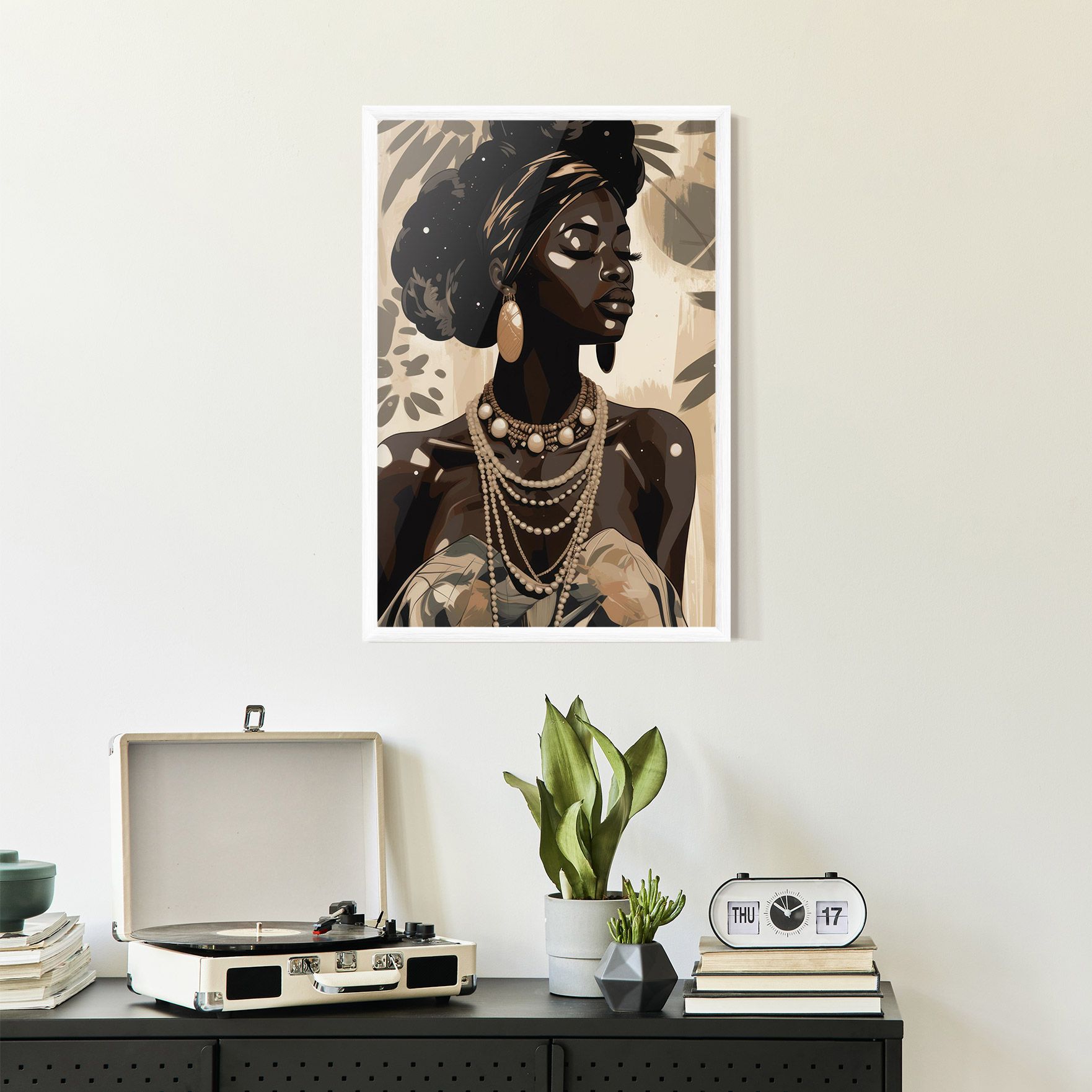 Wearing Necklace Graphic mockup 2