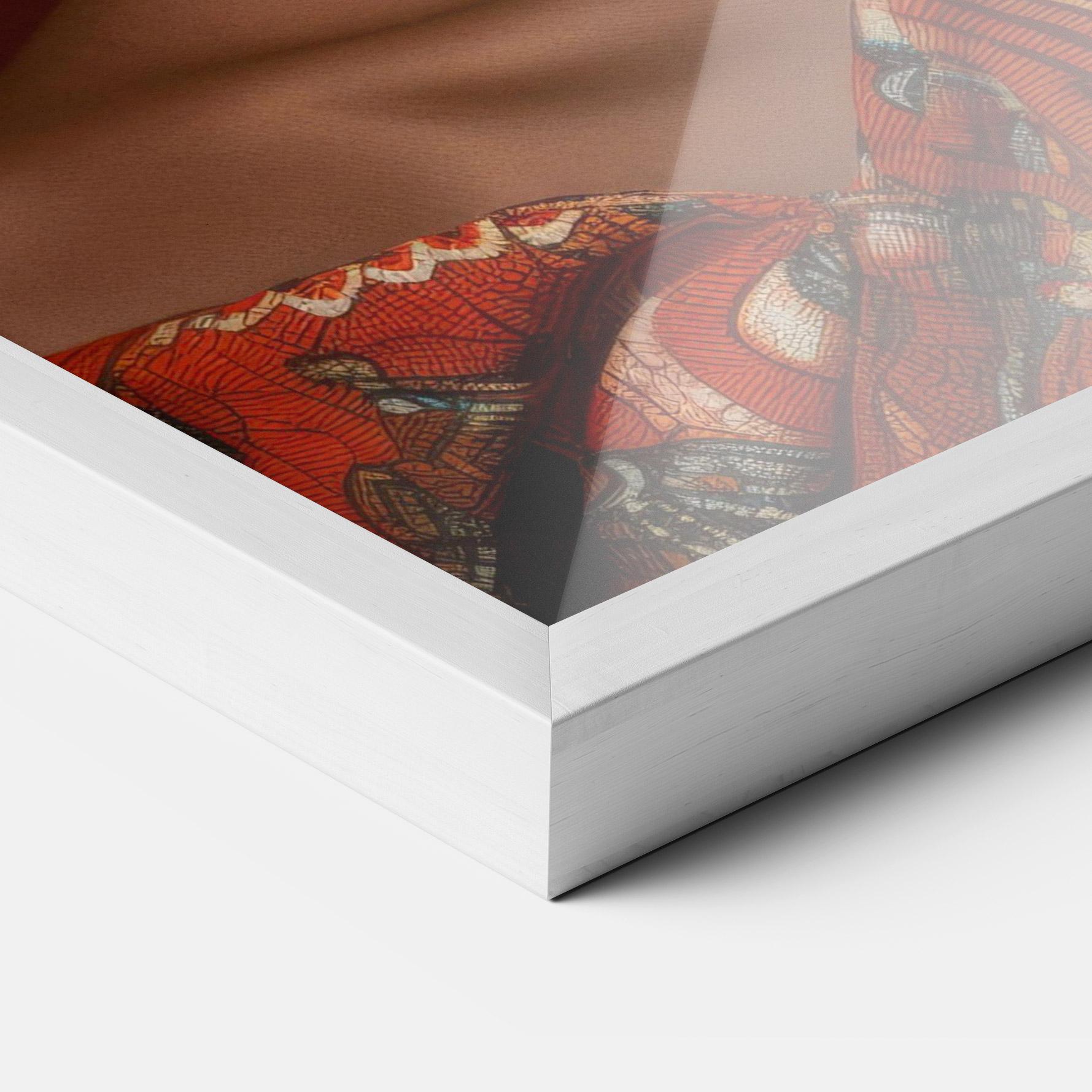 Keretezett Poszter African Black Eyeliner mockup 3