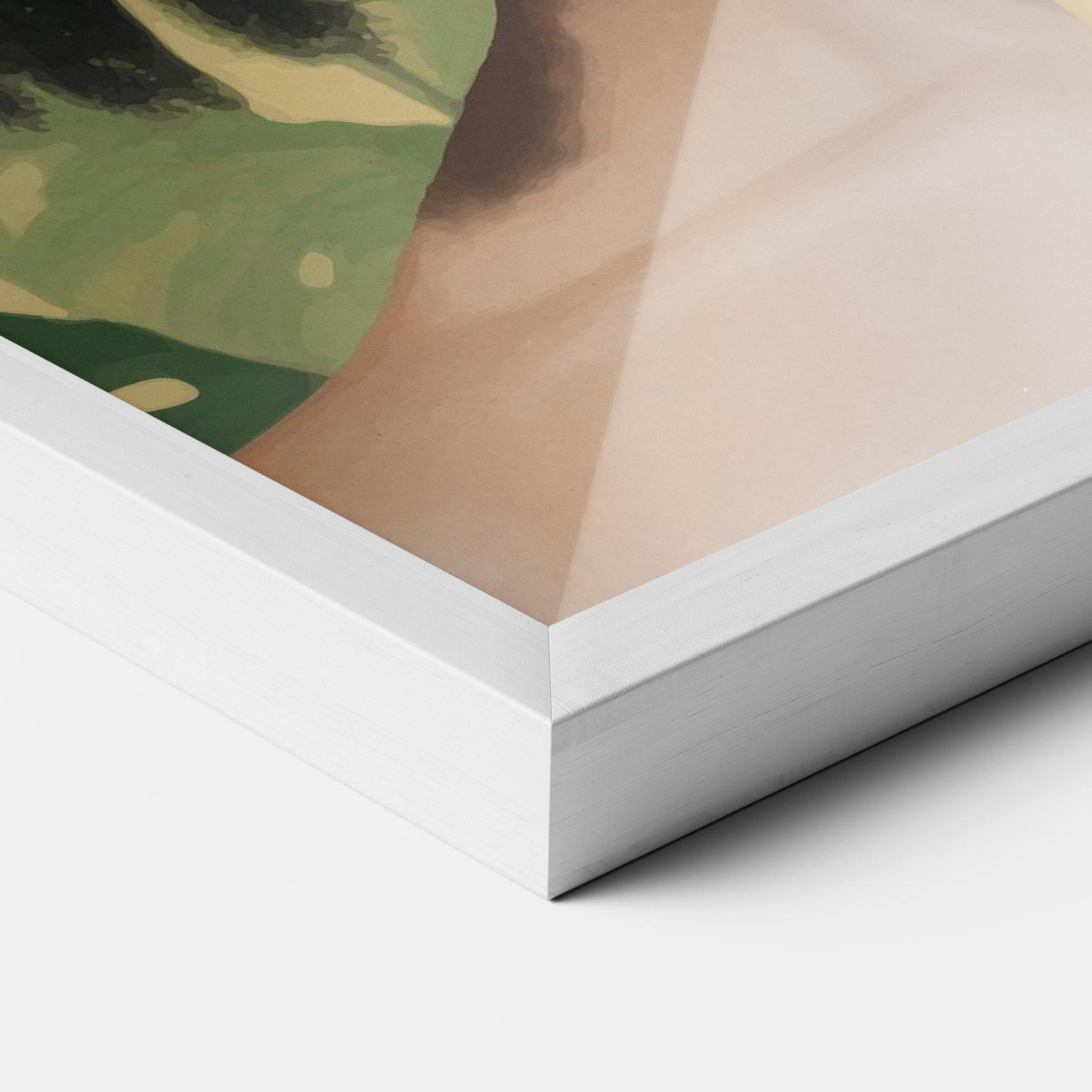 Keretezett Poszter Beautiful African Girl mockup 3