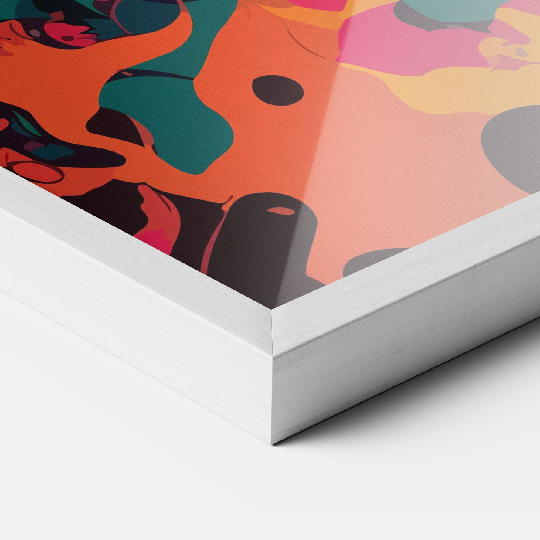 Colorful African Woman mockup 3