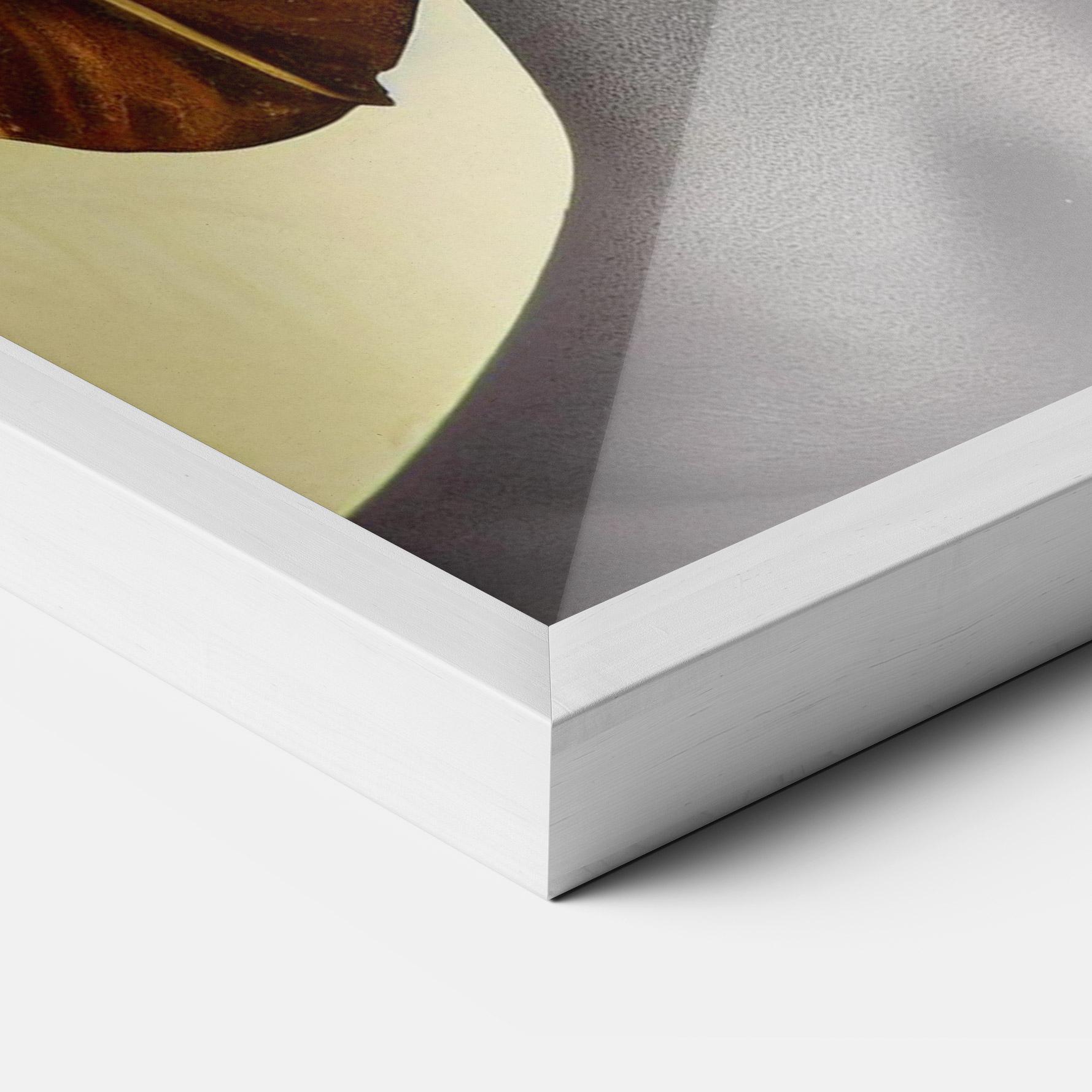 Keretezett Poszter Leaf Woman mockup 3