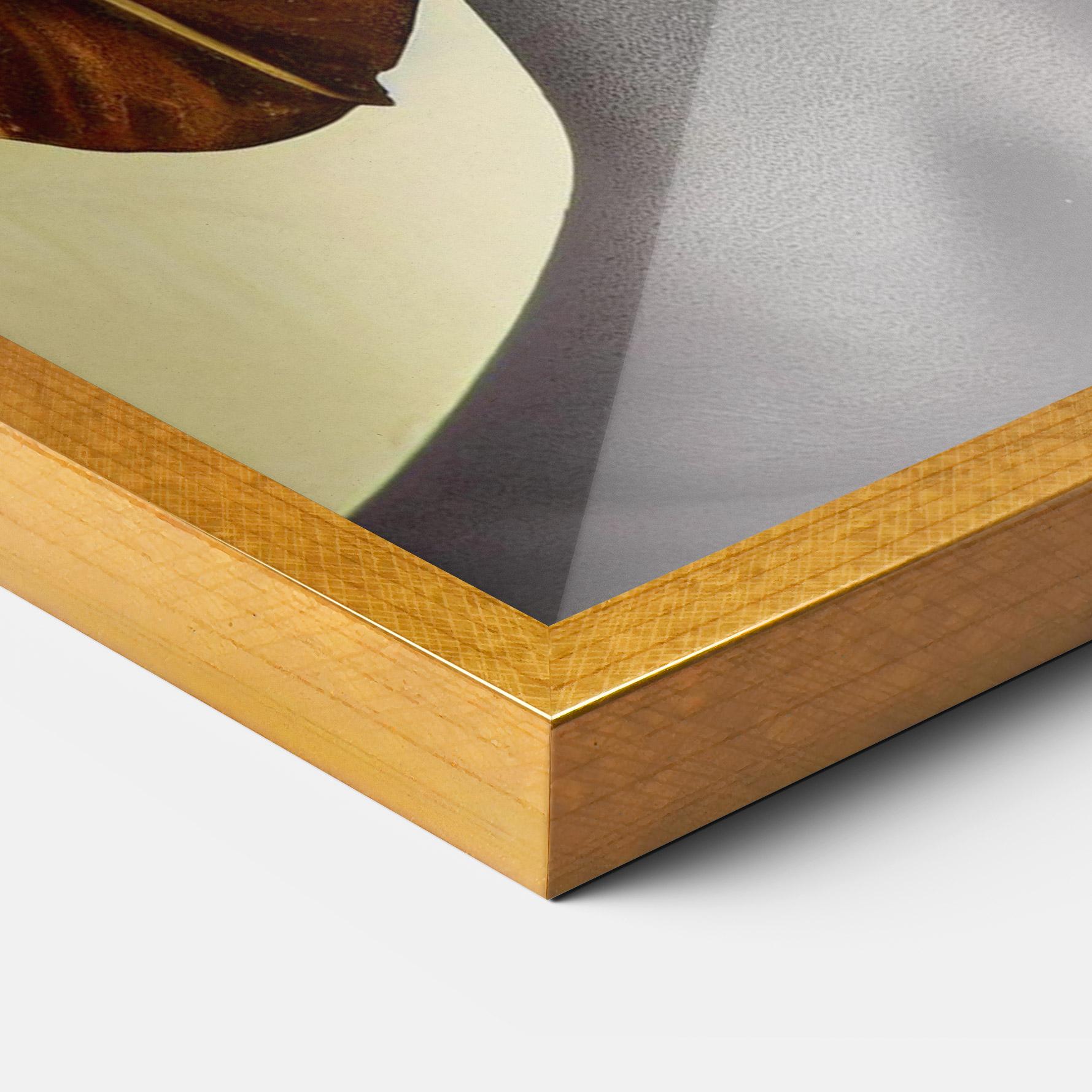 Keretezett Poszter Leaf Woman mockup 3