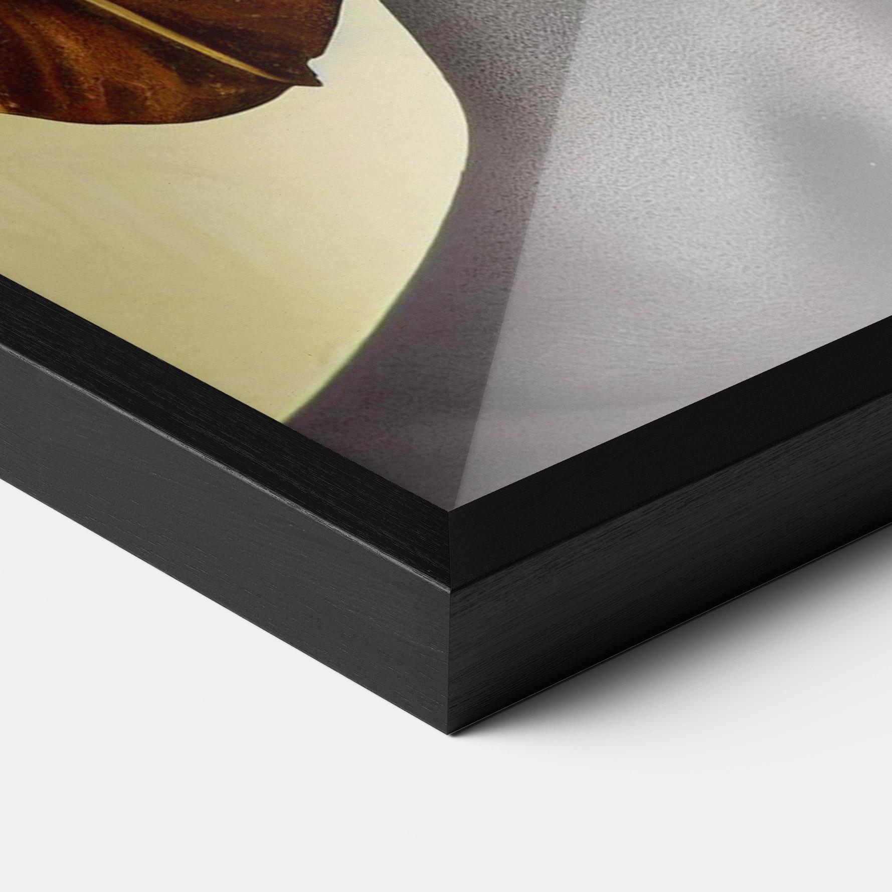 Keretezett Poszter Leaf Woman mockup 3