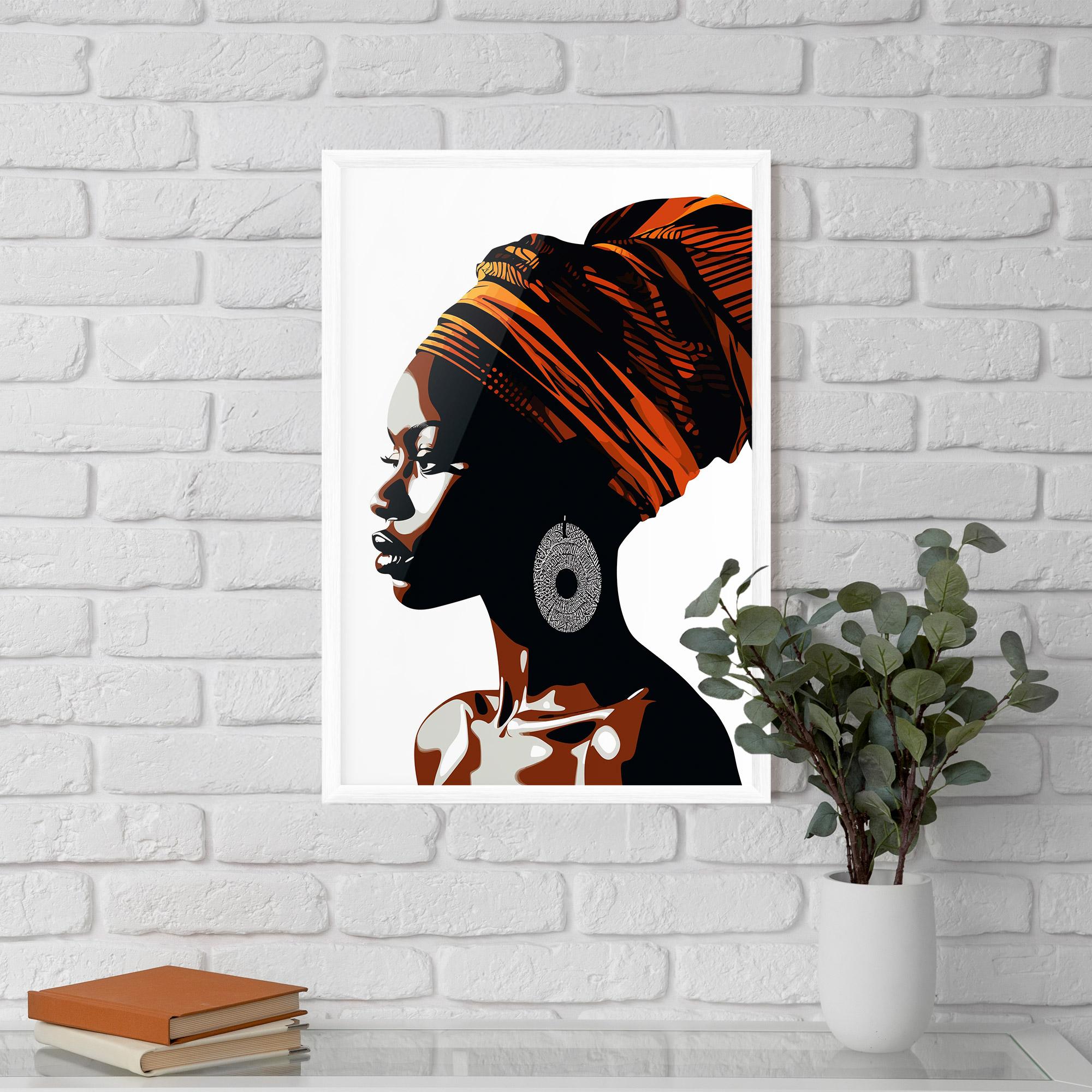 Keretezett Poszter Black Pretty Woman mockup 5