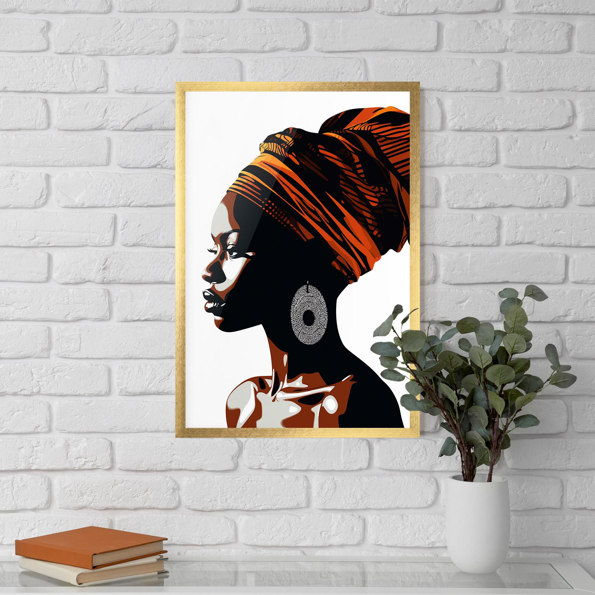 Keretezett Poszter Black Pretty Woman mockup 5