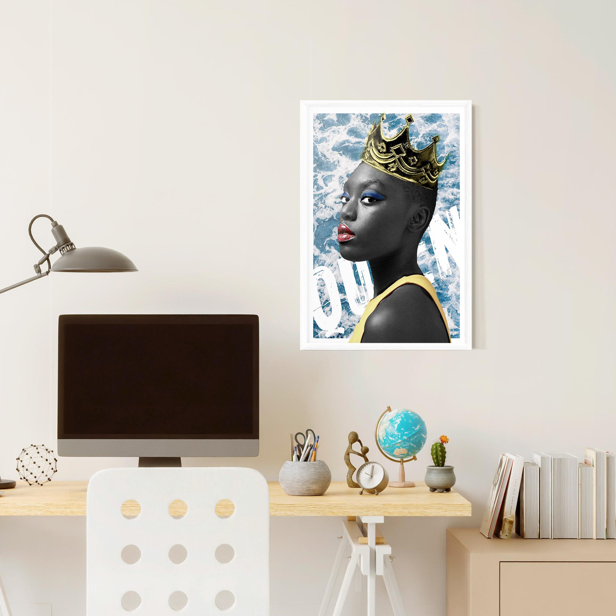 Keretezett Poszter American Woman Crown mockup 6