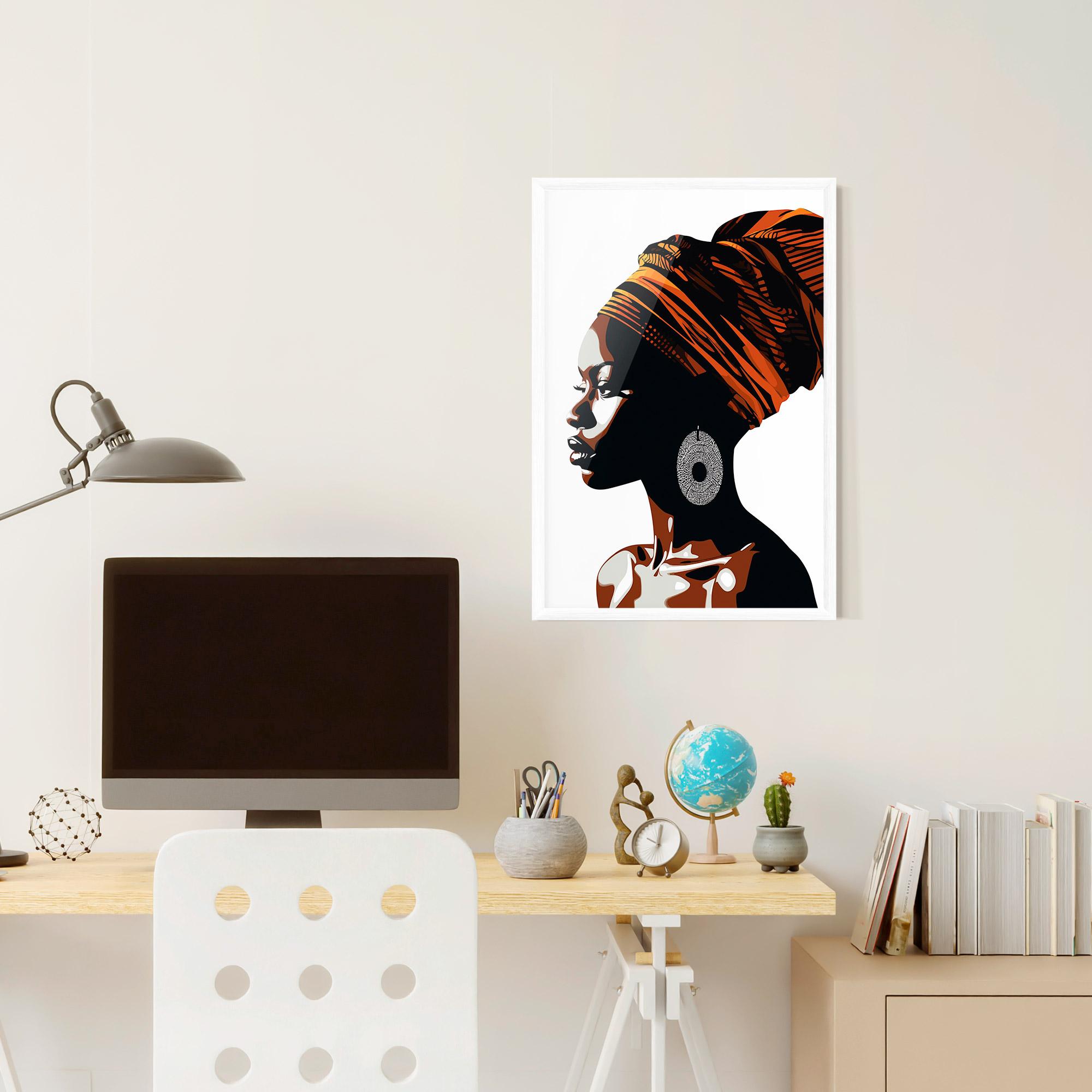 Keretezett Poszter Black Pretty Woman mockup 6