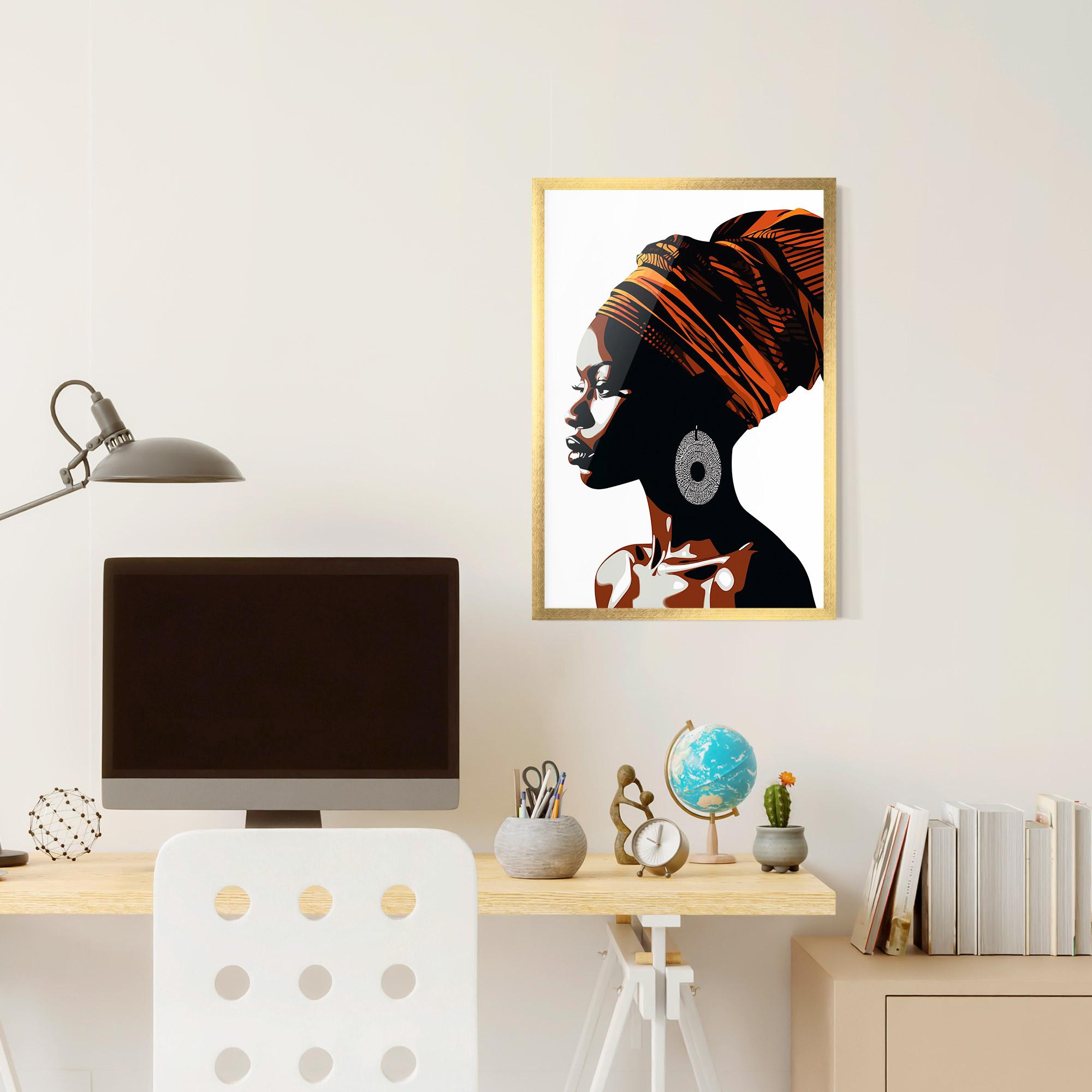 Keretezett Poszter Black Pretty Woman mockup 6