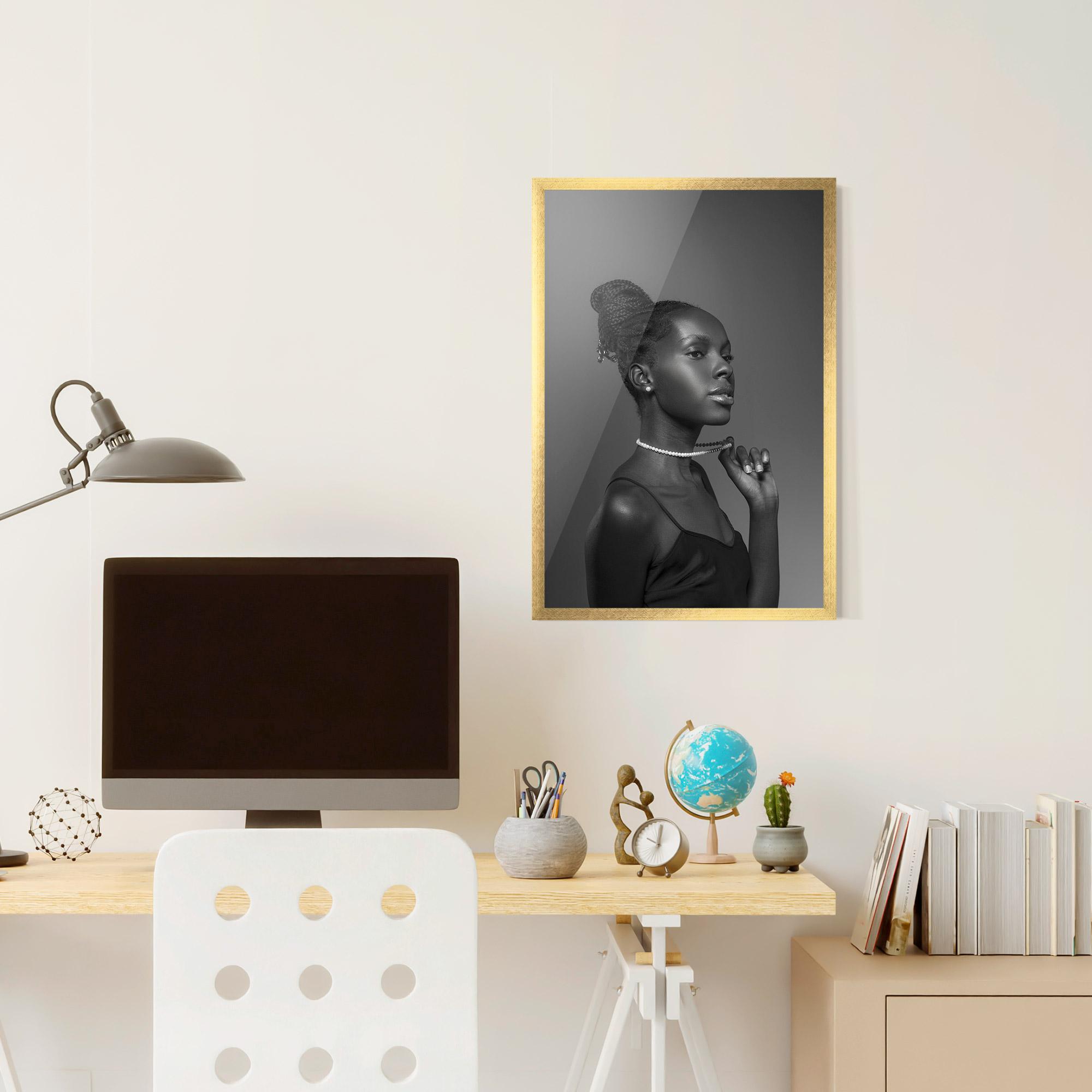 Keretezett Poszter Hollywood Glamour Style mockup 6