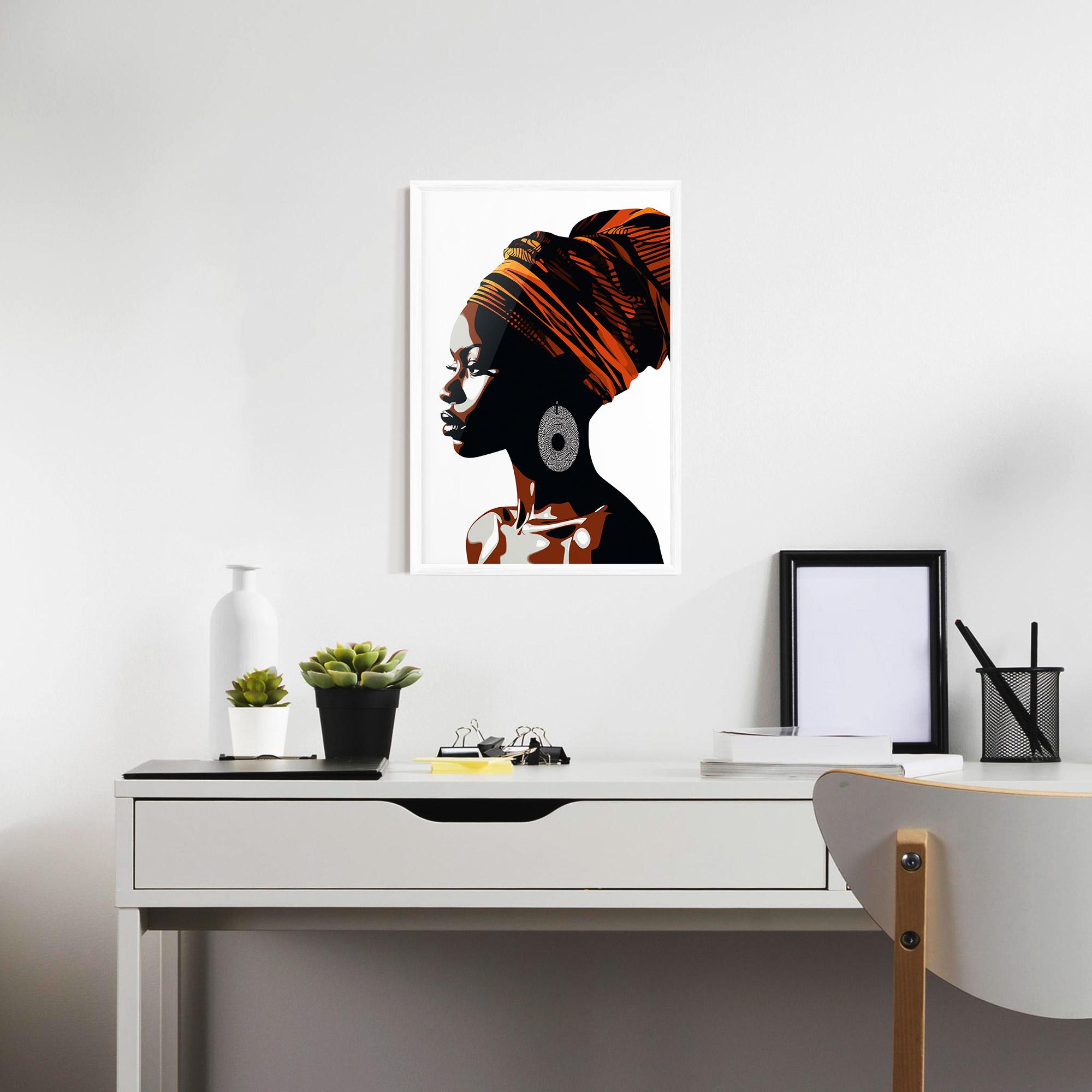 Keretezett Poszter Black Pretty Woman mockup 7