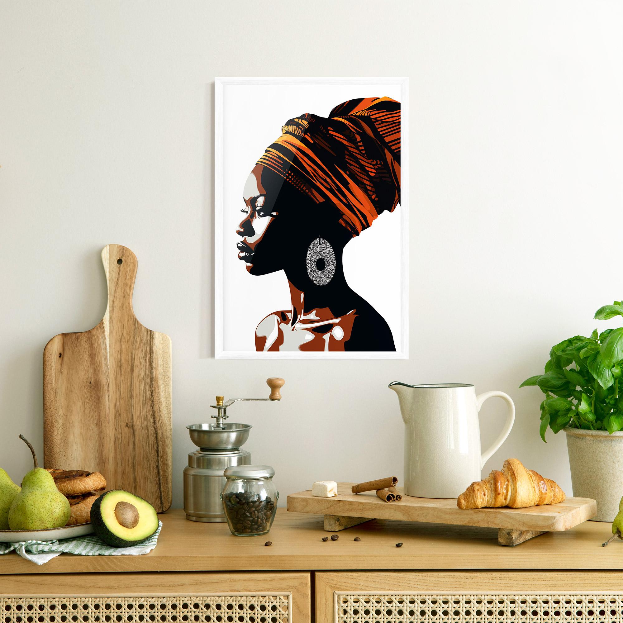 Keretezett Poszter Black Pretty Woman mockup 8