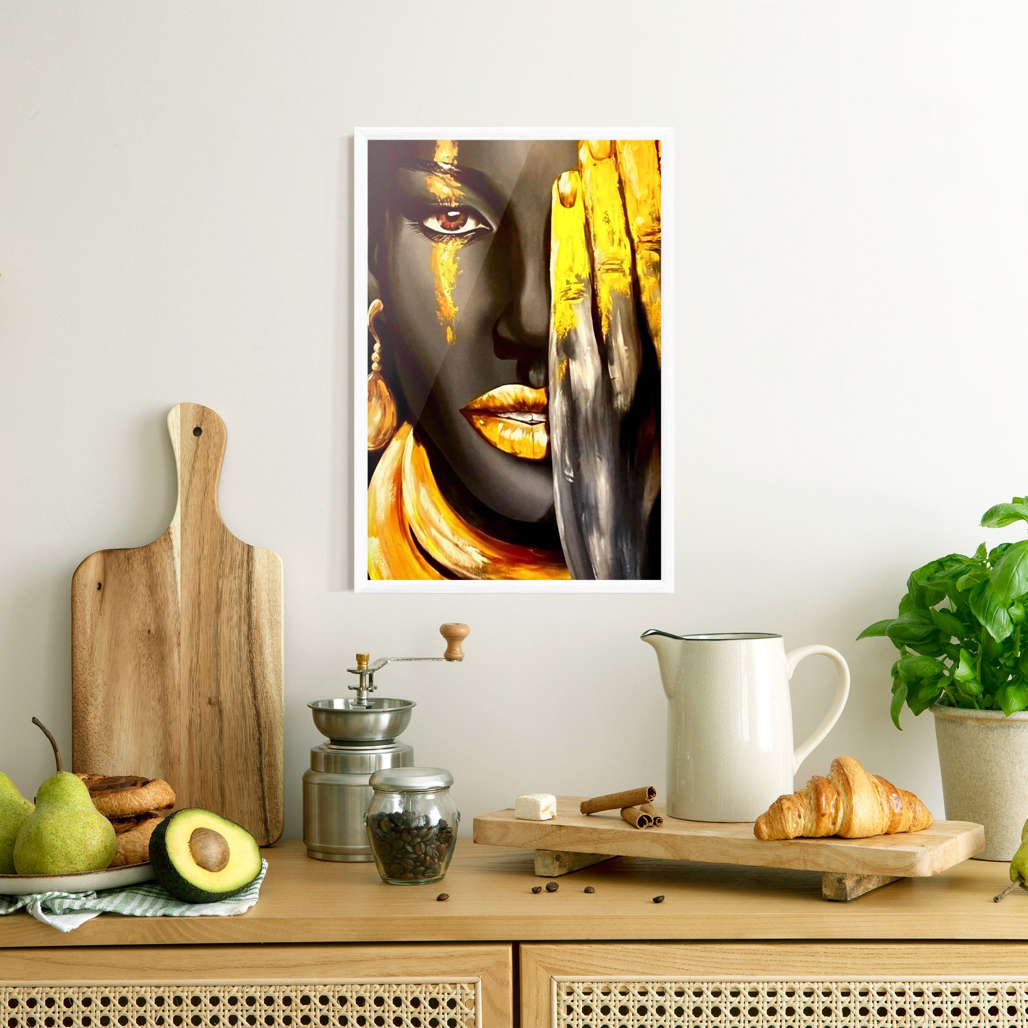 Golden African Women mockup 8