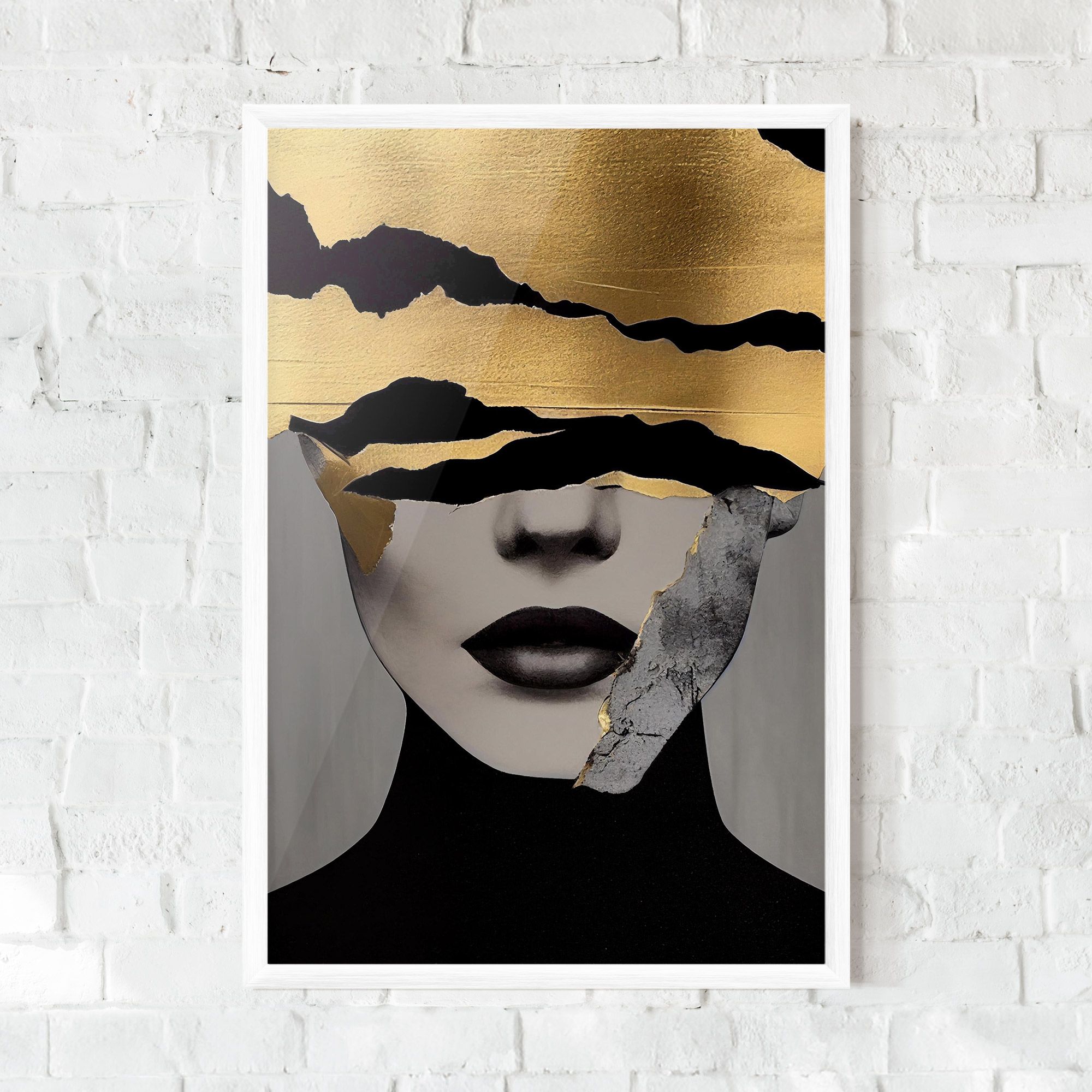 Grey Gold Lips mockup 0