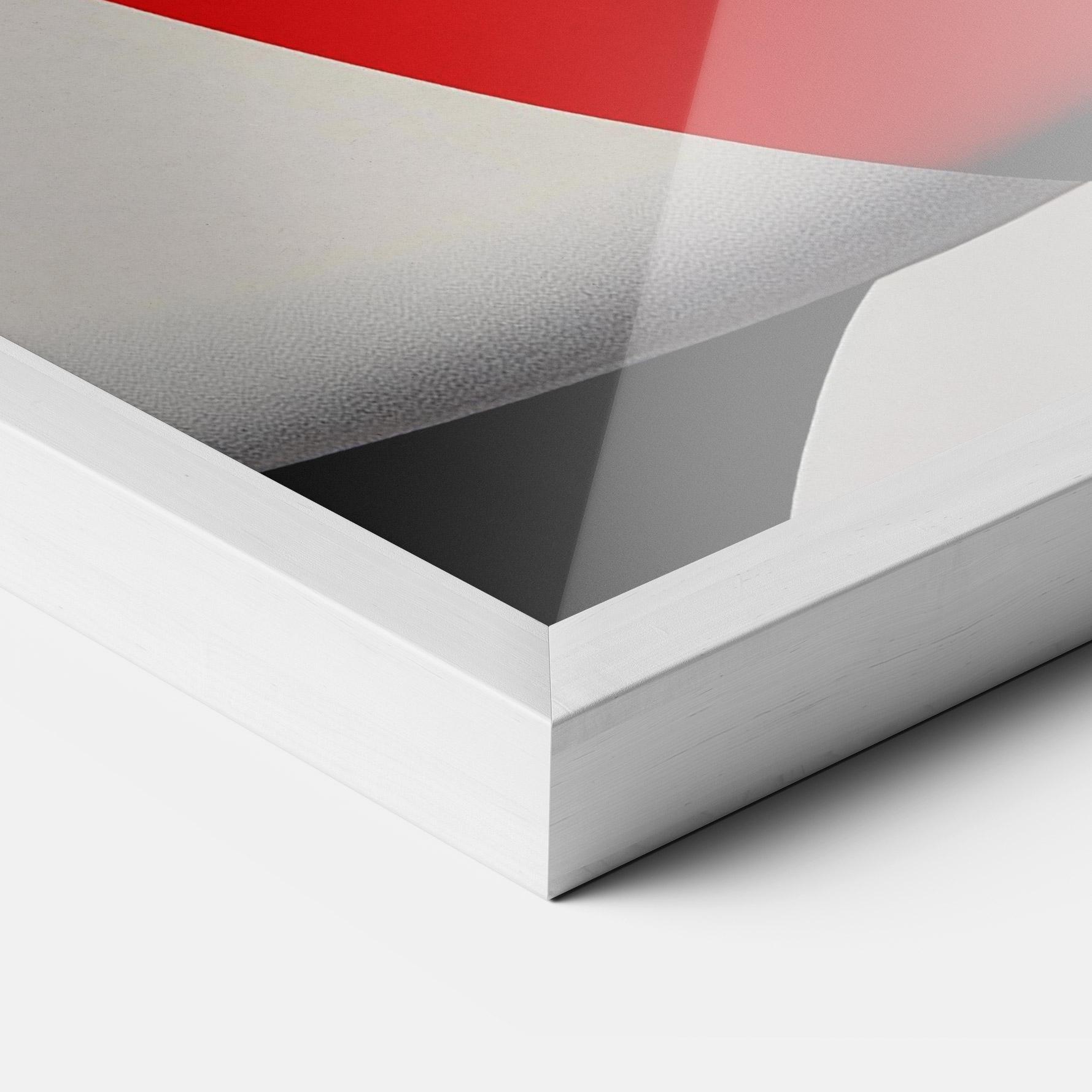 Keretezett Poszter Dark Red Lips mockup 3