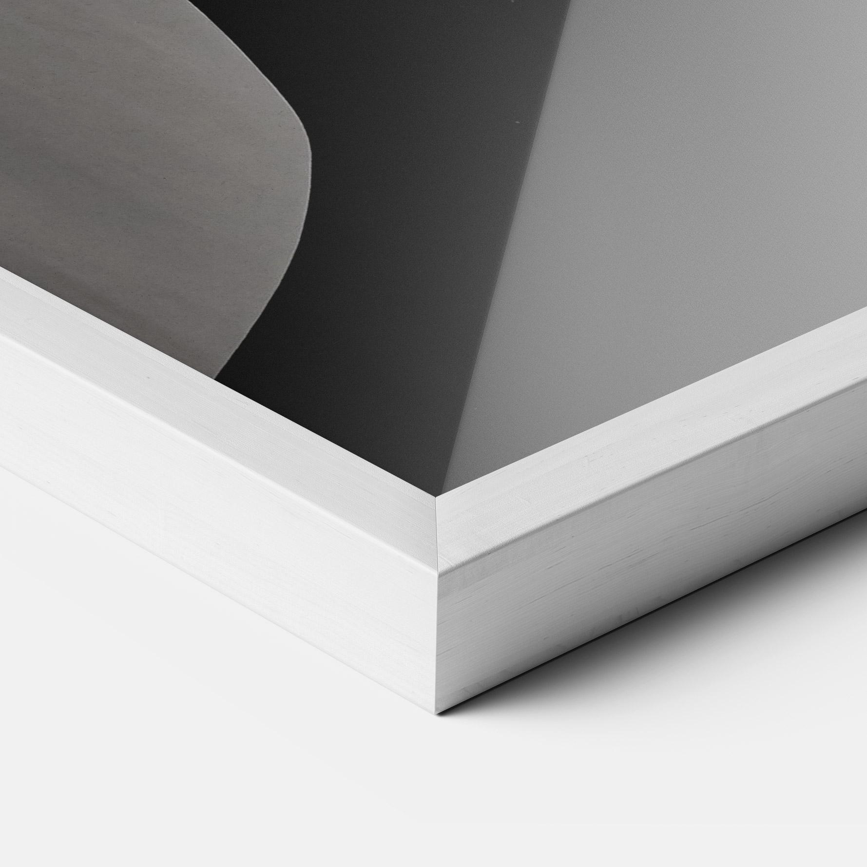 Keretezett Poszter Grey Gold Lips mockup 3