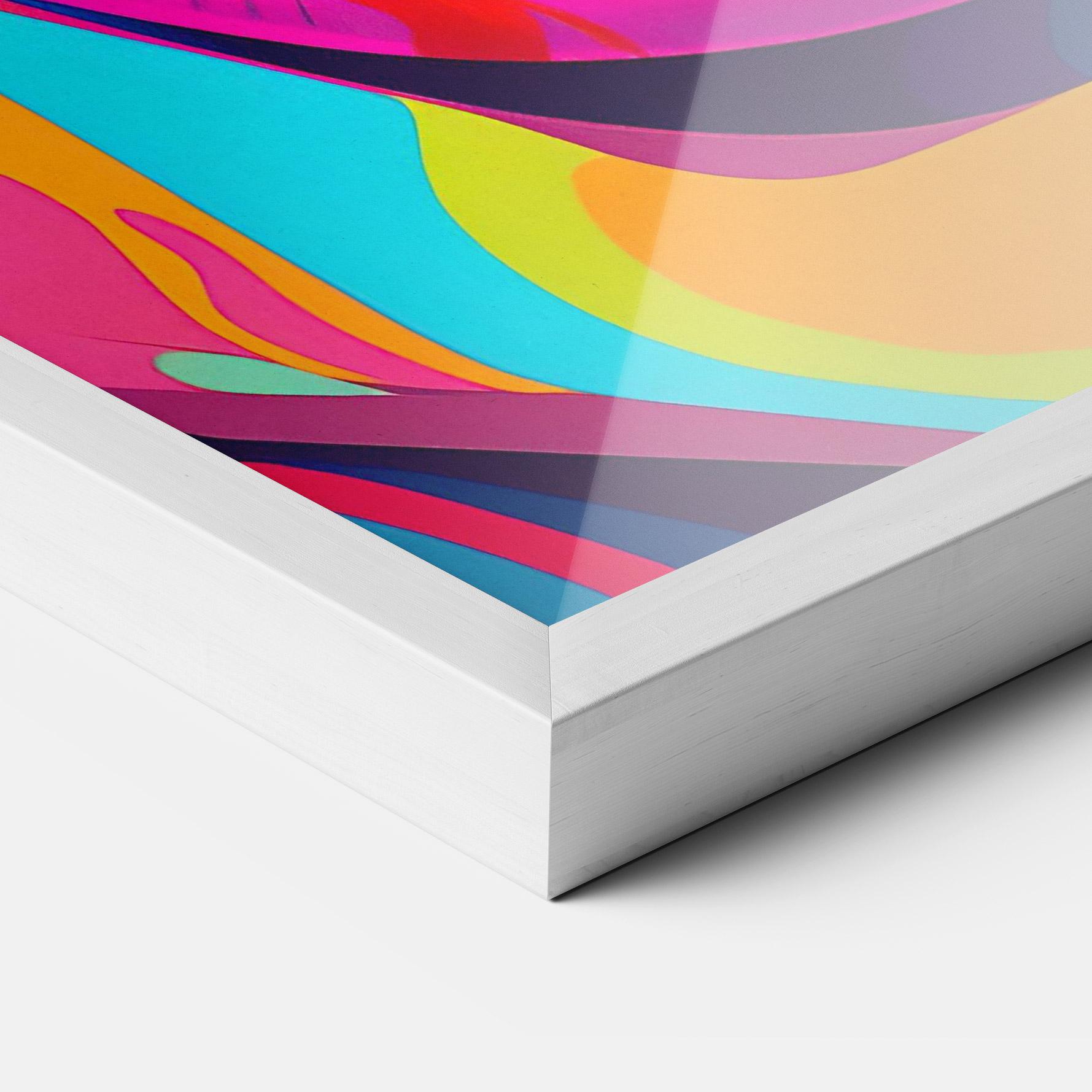 Keretezett Poszter Pop Art Mouth mockup 3