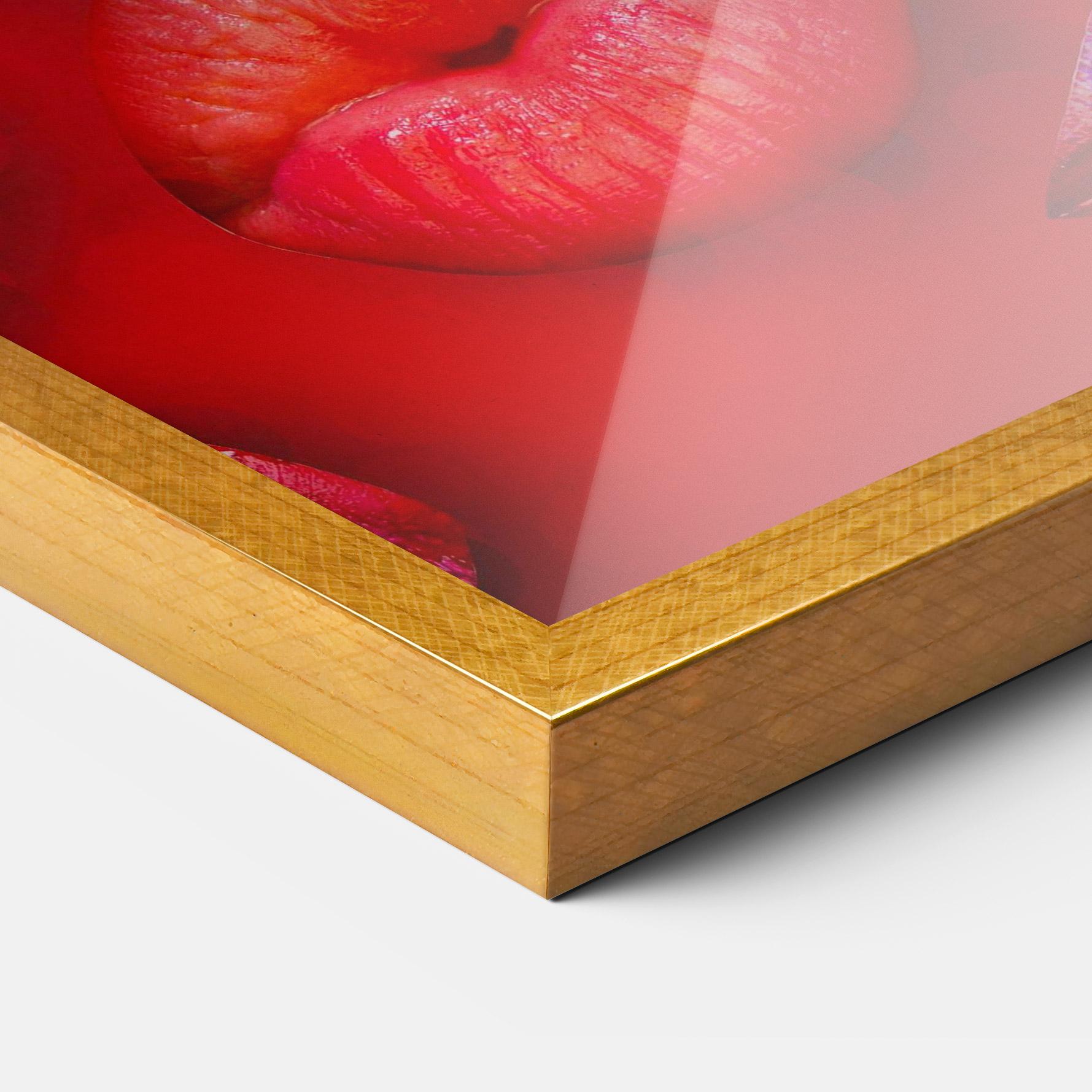 Keretezett Poszter Big Tongue Collage mockup 3