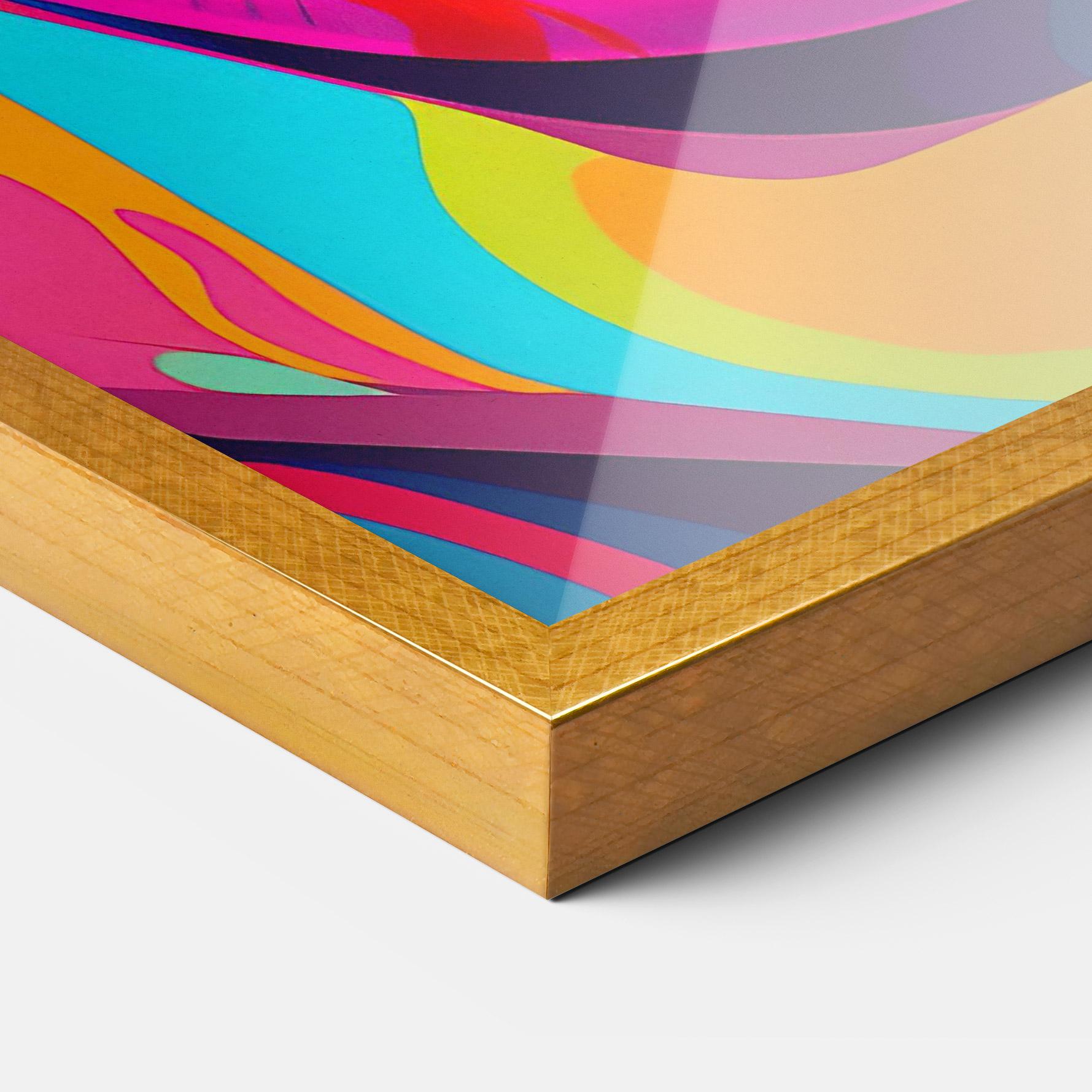 Keretezett Poszter Pop Art Mouth mockup 3