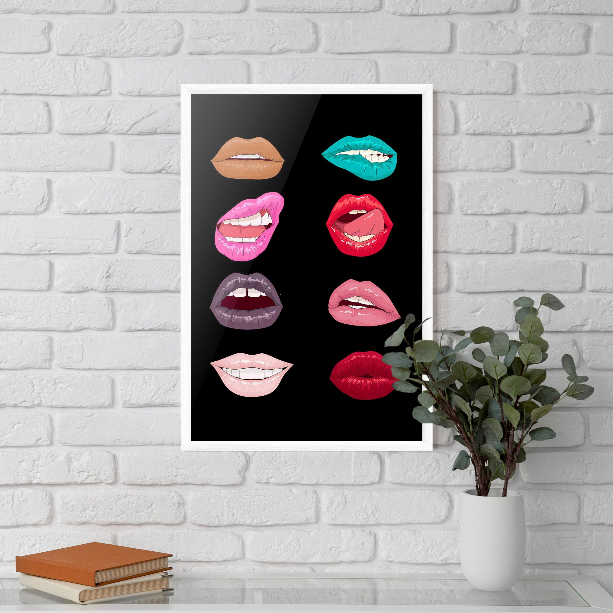 Colorful Lips mockup 5