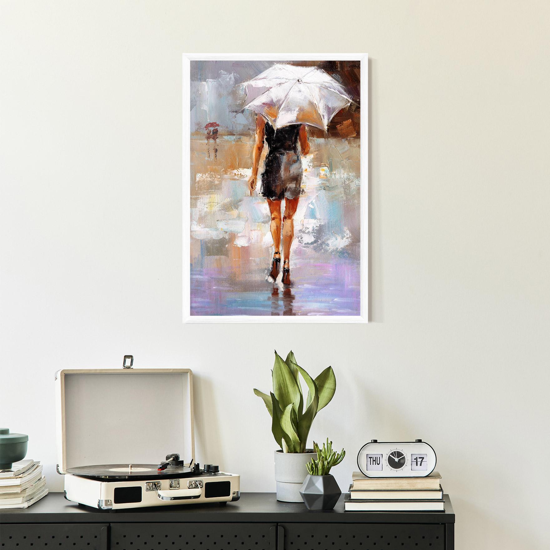 Keretezett Poszter Fashion Lady mockup 2