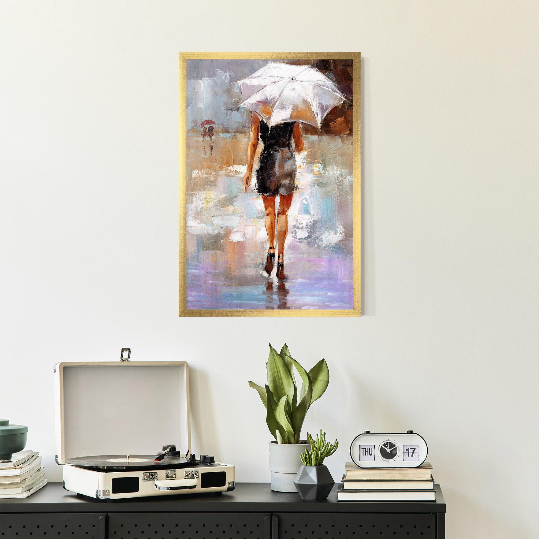 Keretezett Poszter Fashion Lady mockup 2