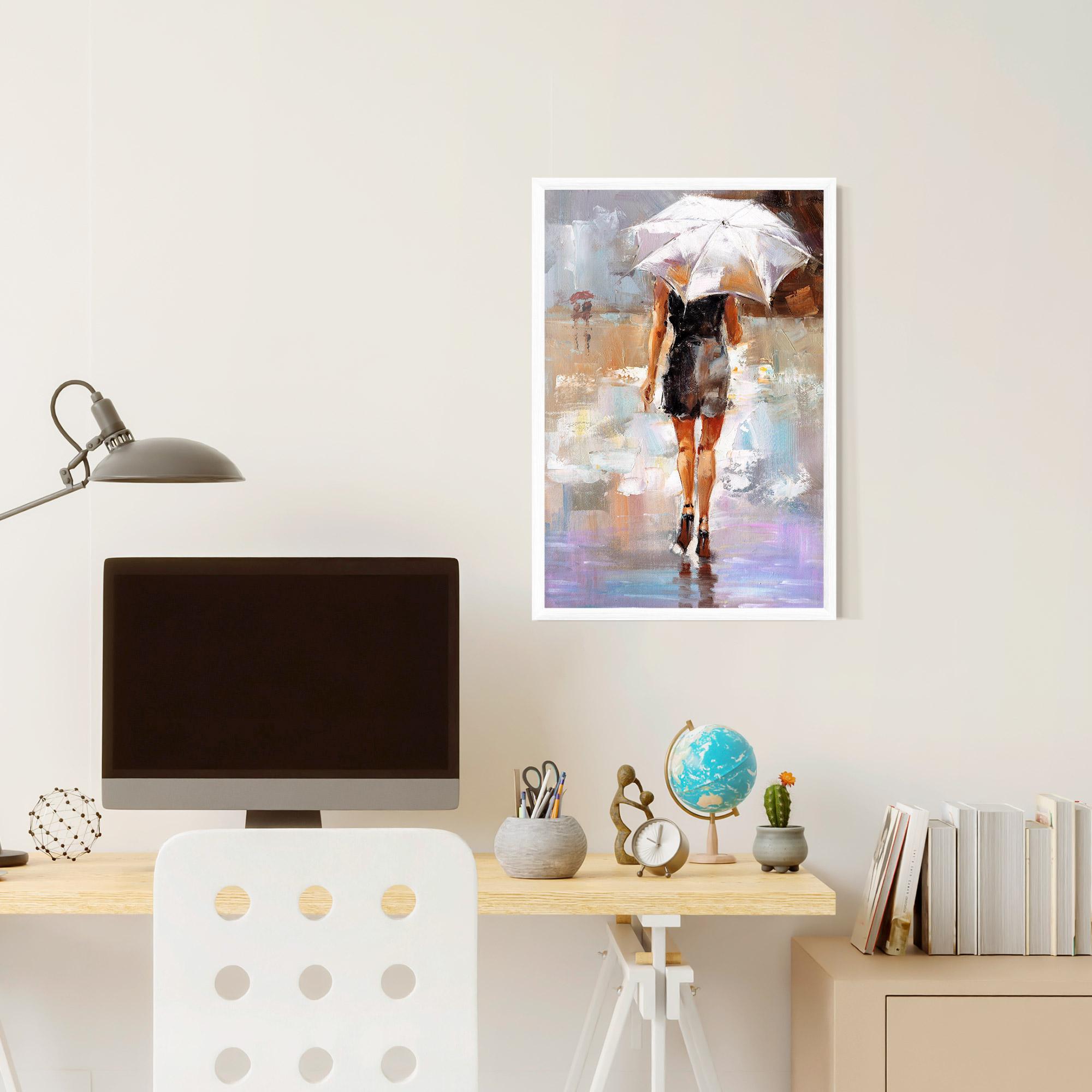 Keretezett Poszter Fashion Lady mockup 6