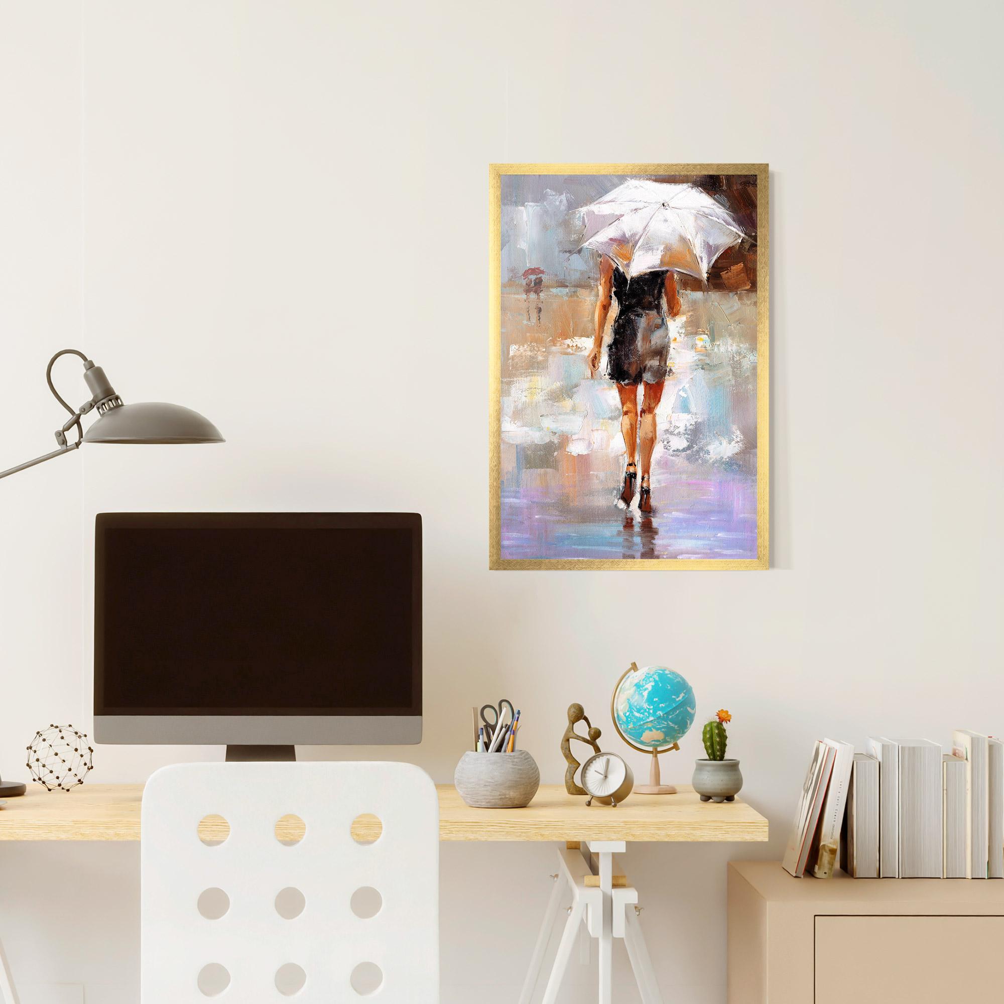 Keretezett Poszter Fashion Lady mockup 6