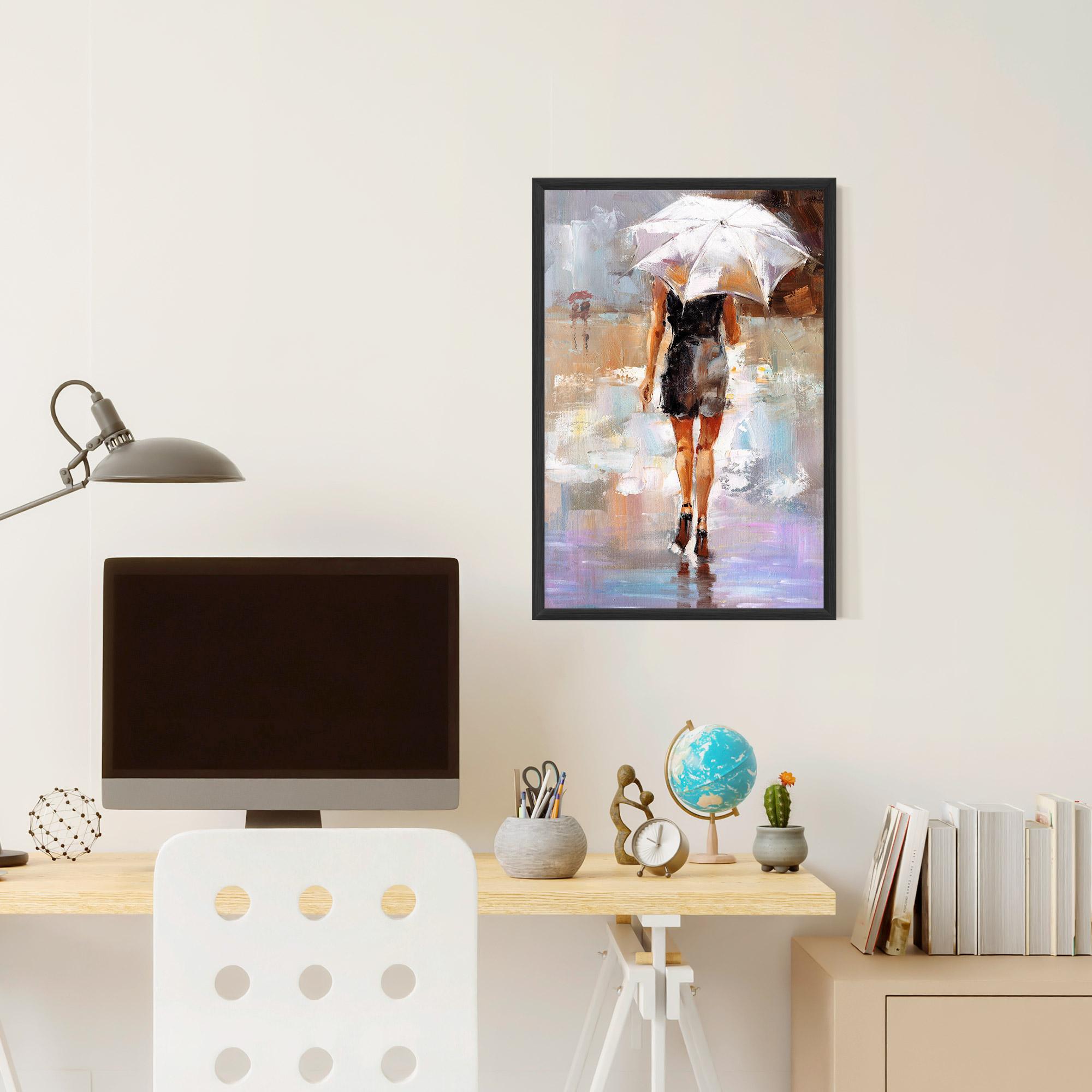 Keretezett Poszter Fashion Lady mockup 6