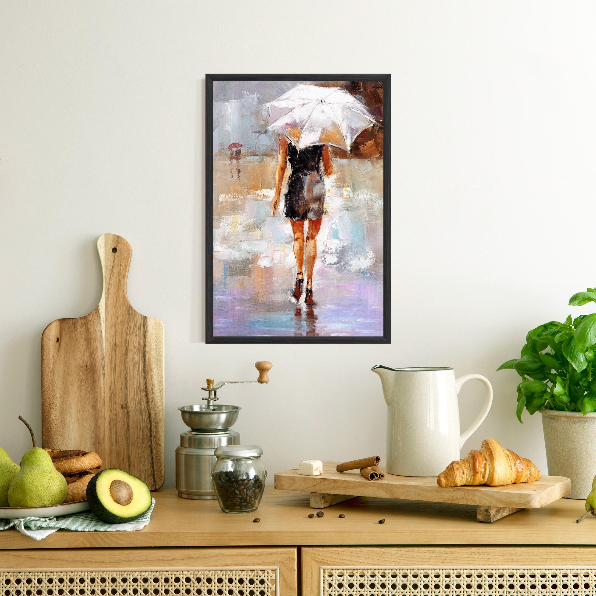 Keretezett Poszter Fashion Lady mockup 8