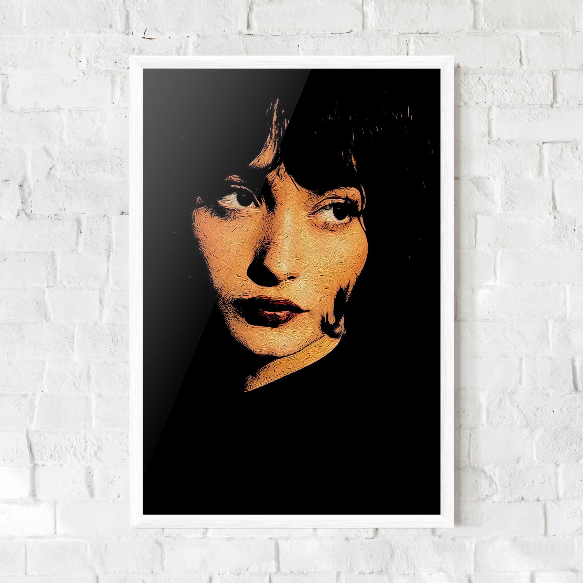 Keretezett Poszter Light Portrait mockup 0