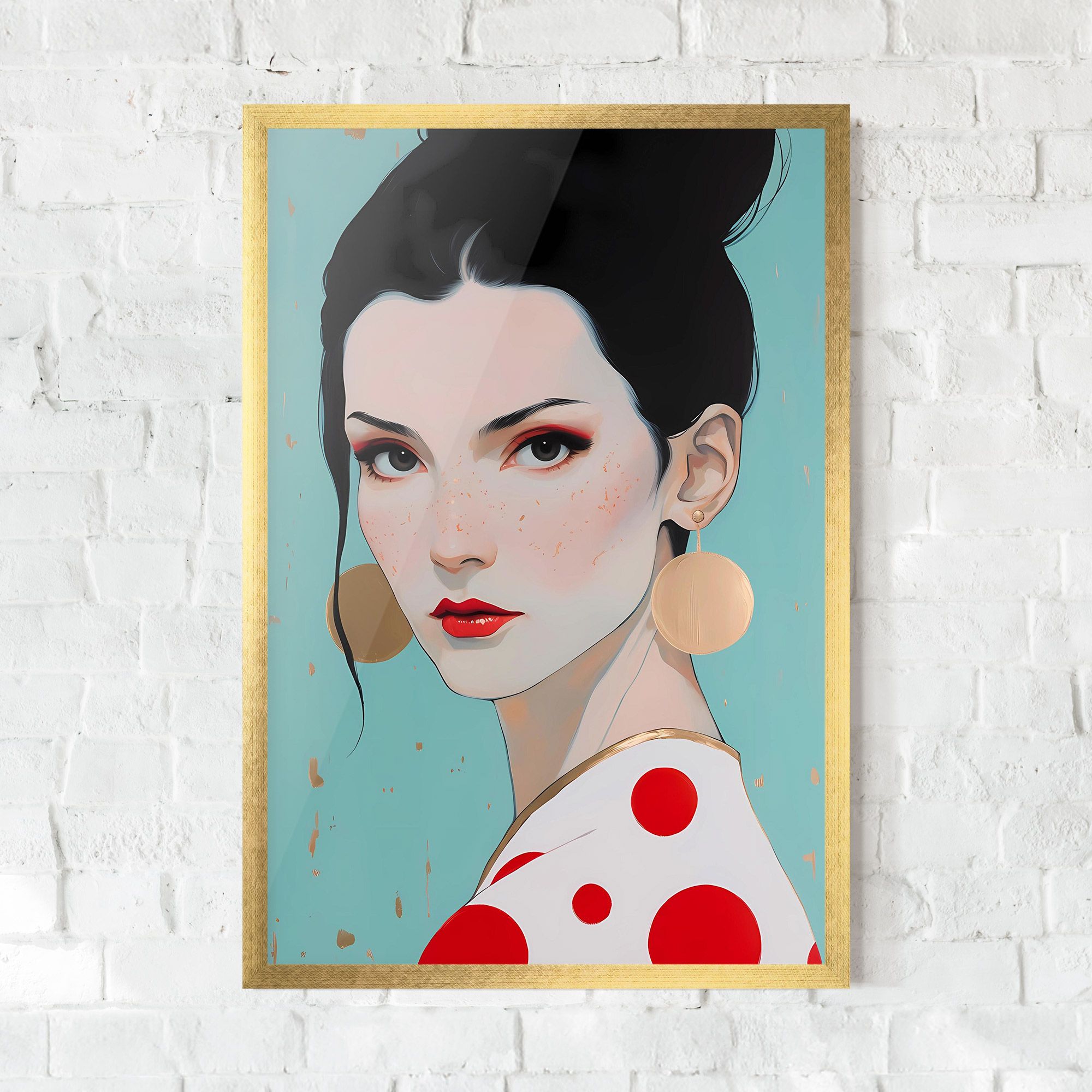 Asian Style Portrait mockup 0