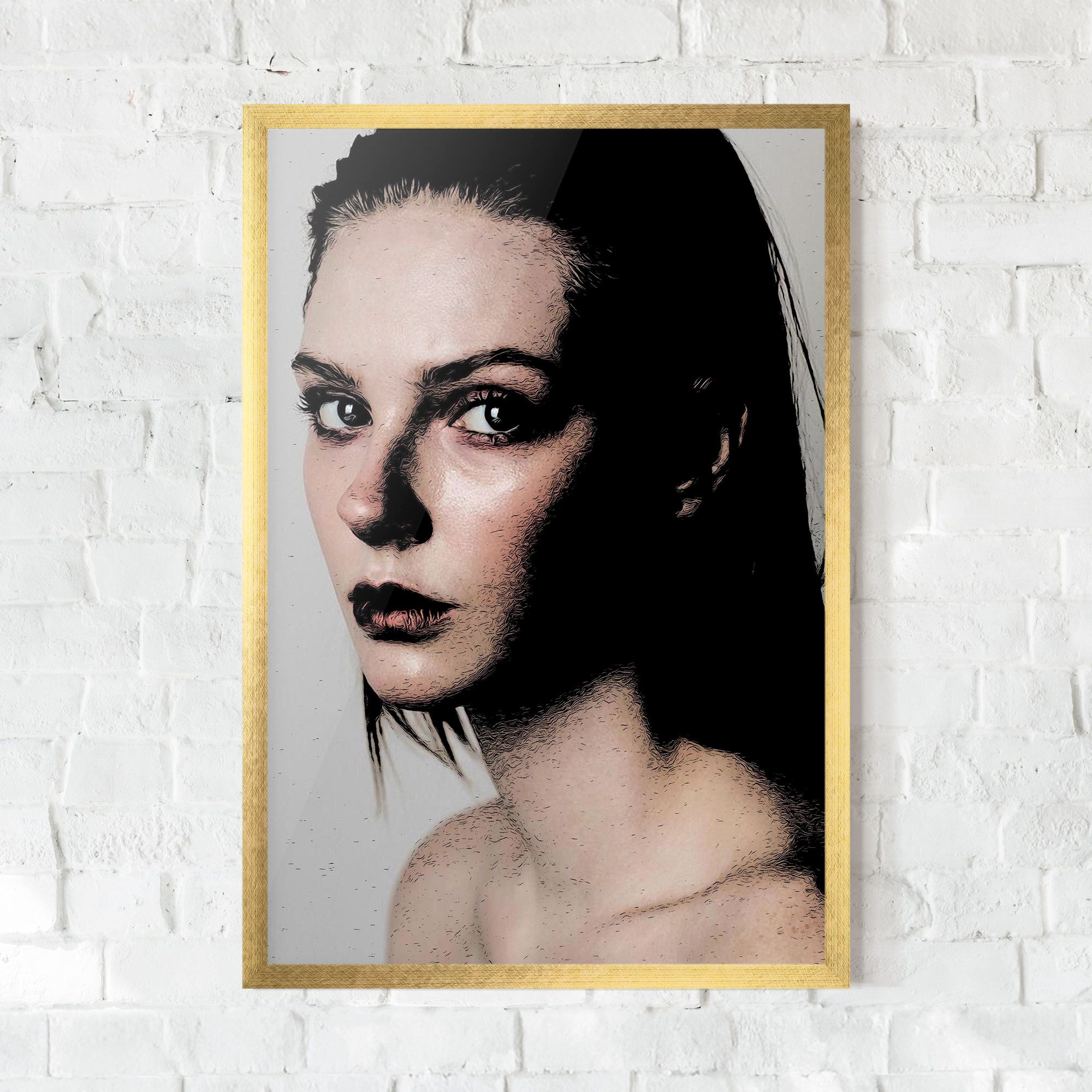 Big Eyes Portrait mockup 0