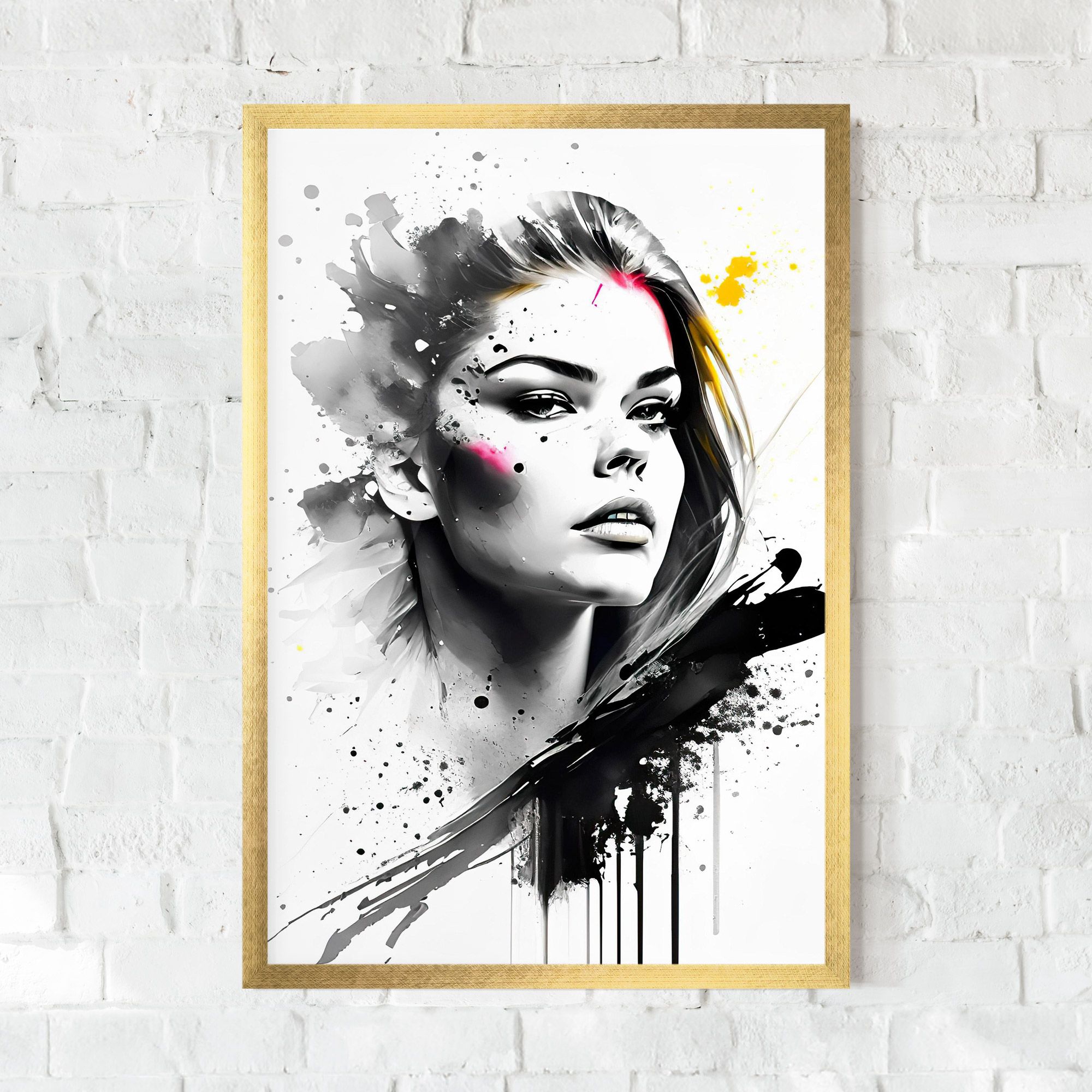 Ink Splash Portrait mockup 0