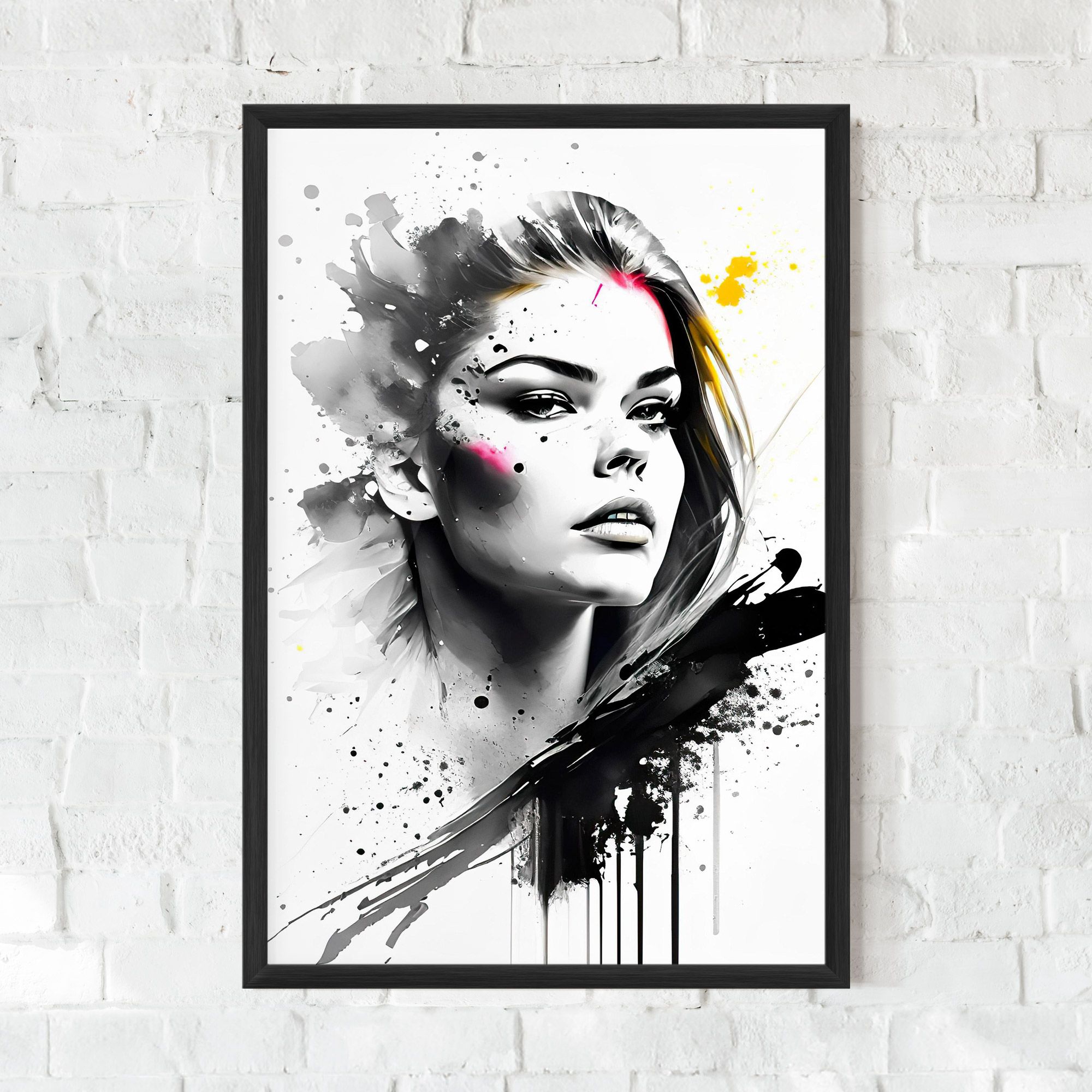 Ink Splash Portrait mockup 0