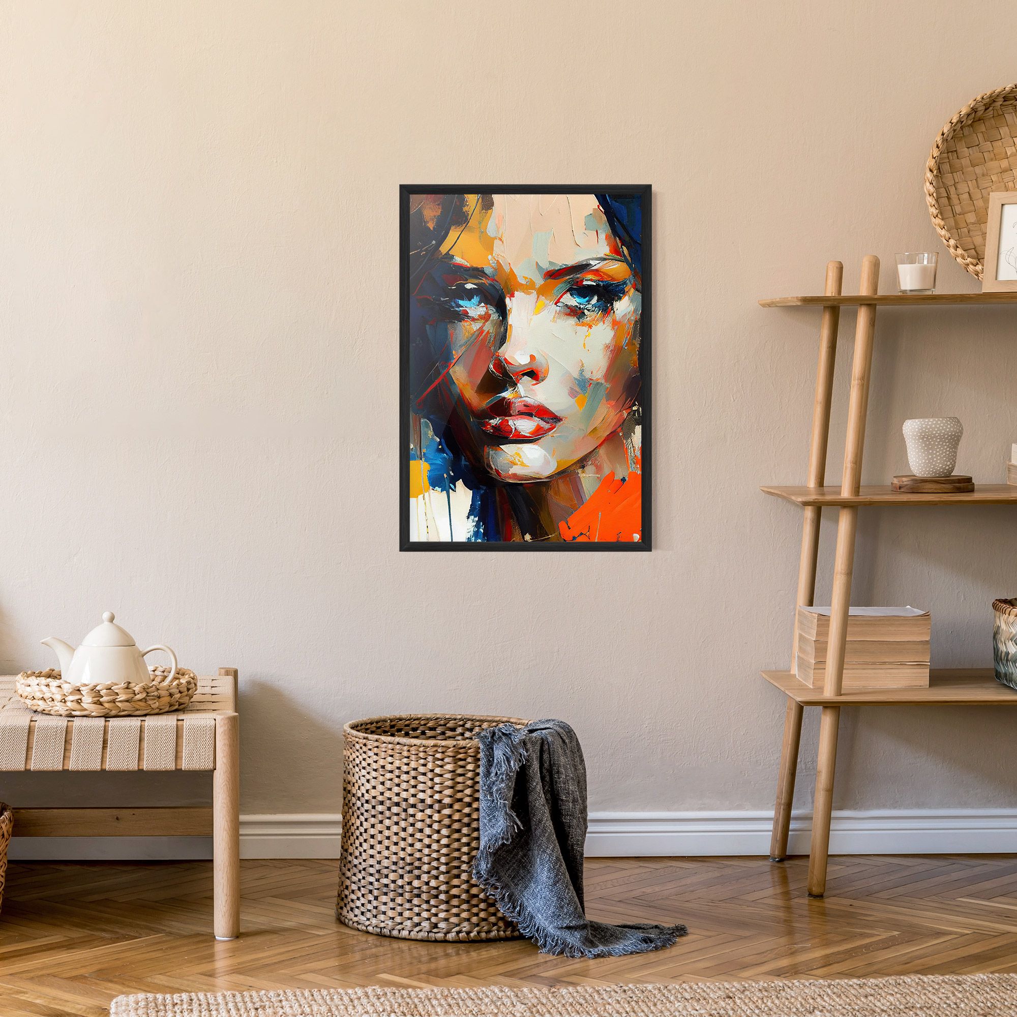 Beautiful Brunette Woman mockup 9