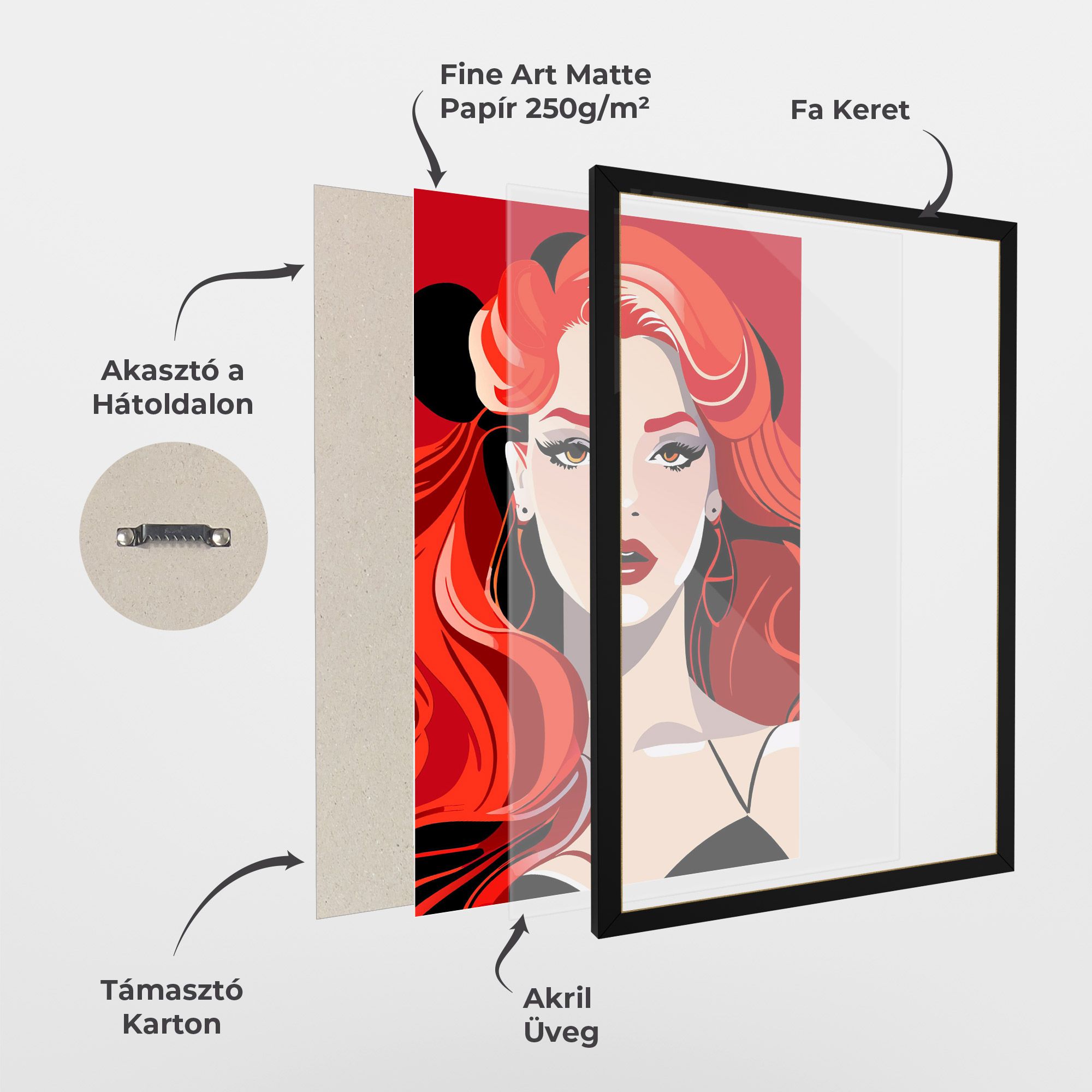 Red Hair Portrait mockup 1
