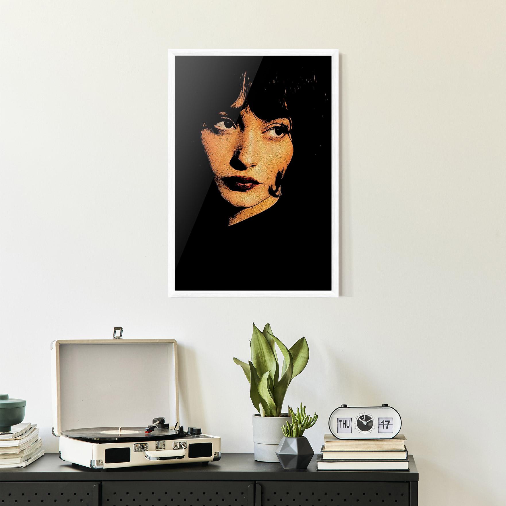 Keretezett Poszter Light Portrait mockup 2