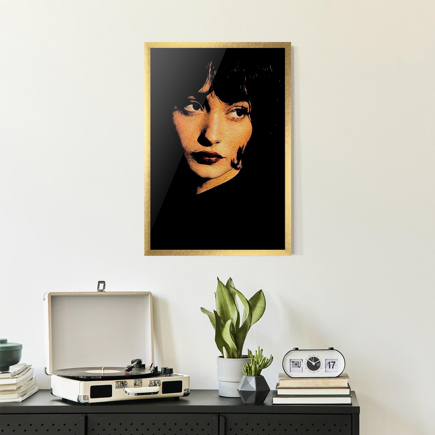 Keretezett Poszter Light Portrait mockup 2