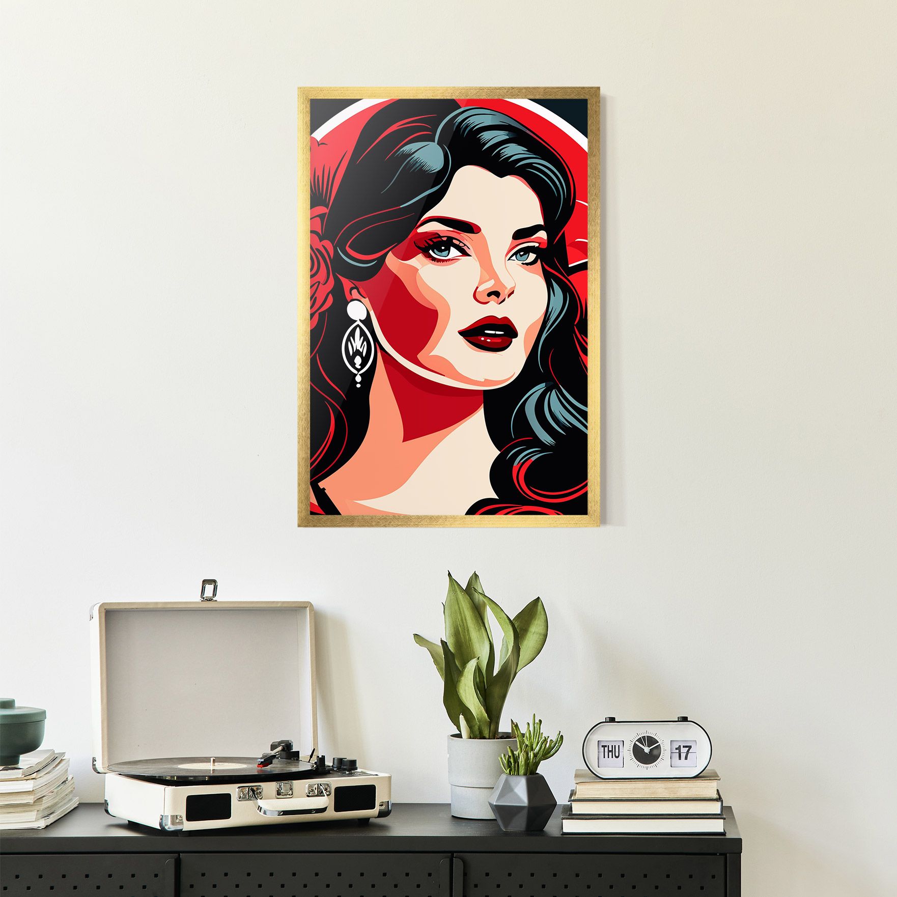 Red Light Portrait mockup 2