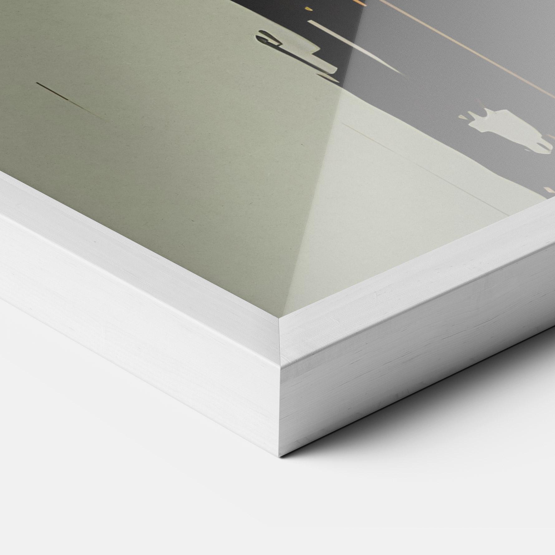 Keretezett Poszter Apologetic Face mockup 3