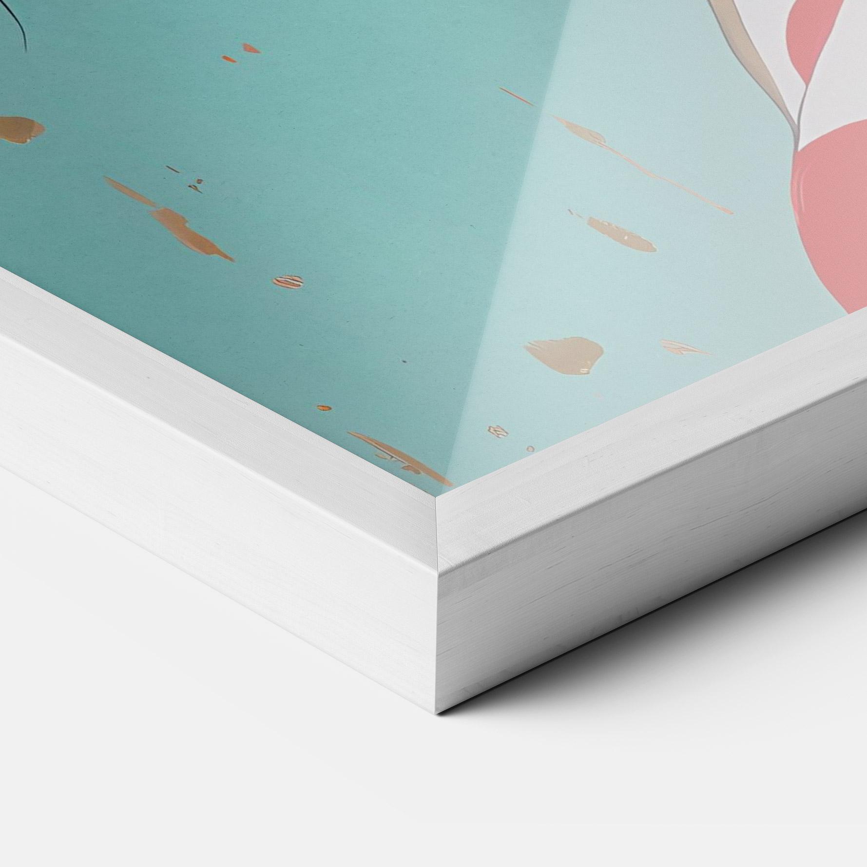 Keretezett Poszter Asian Style Portrait mockup 3