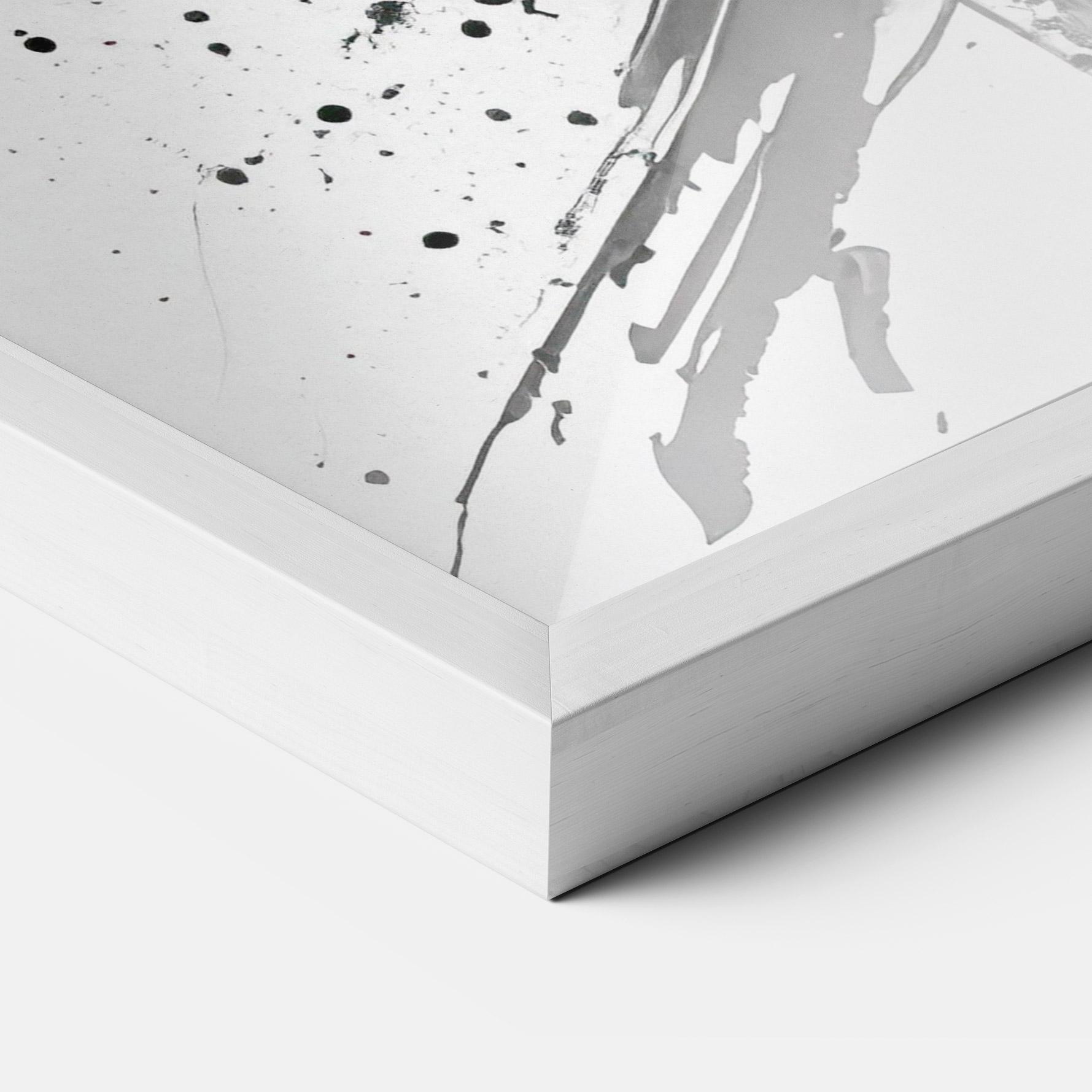 Keretezett Poszter Ink Splash Portrait mockup 3