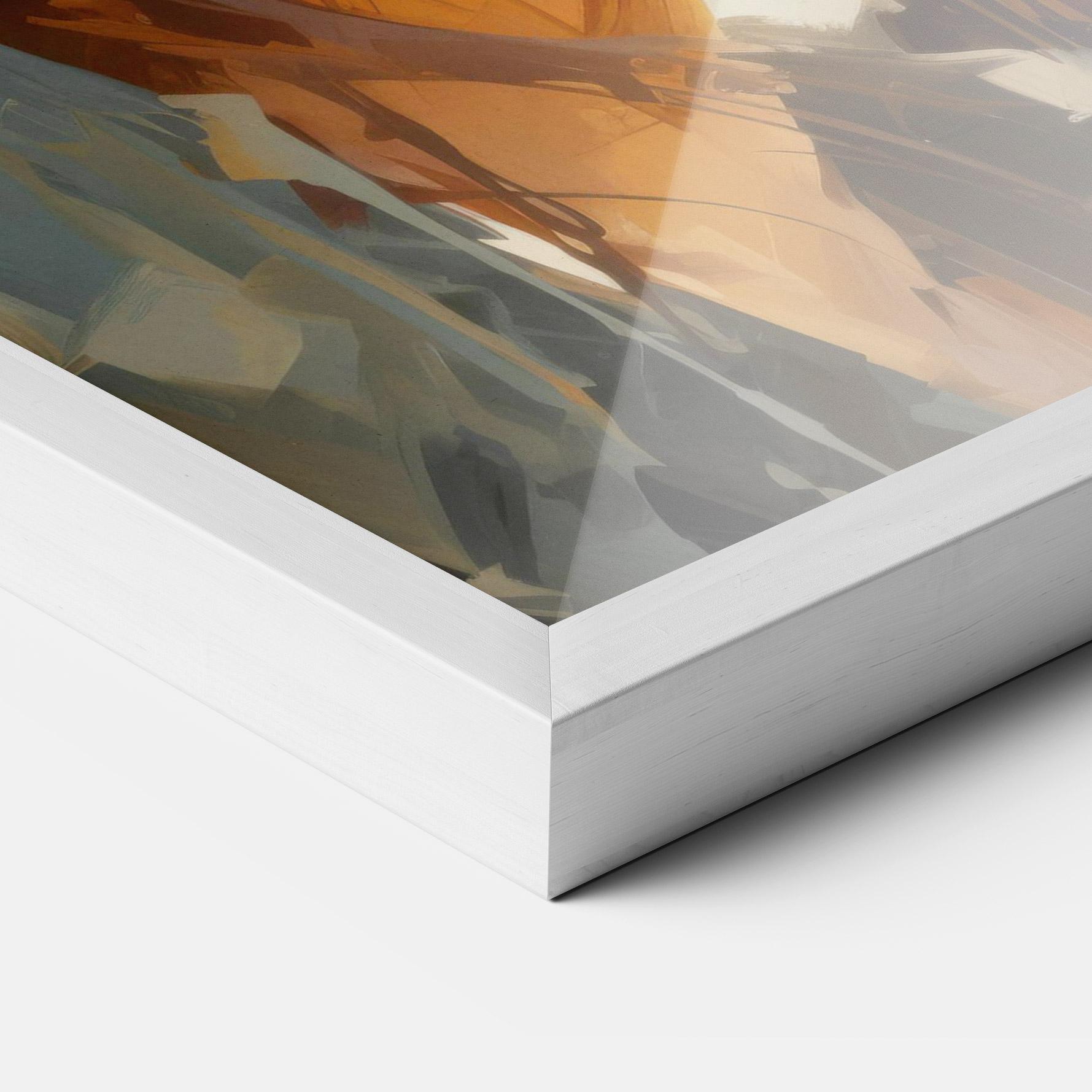 Keretezett Poszter Pretty Woman Portrait mockup 3