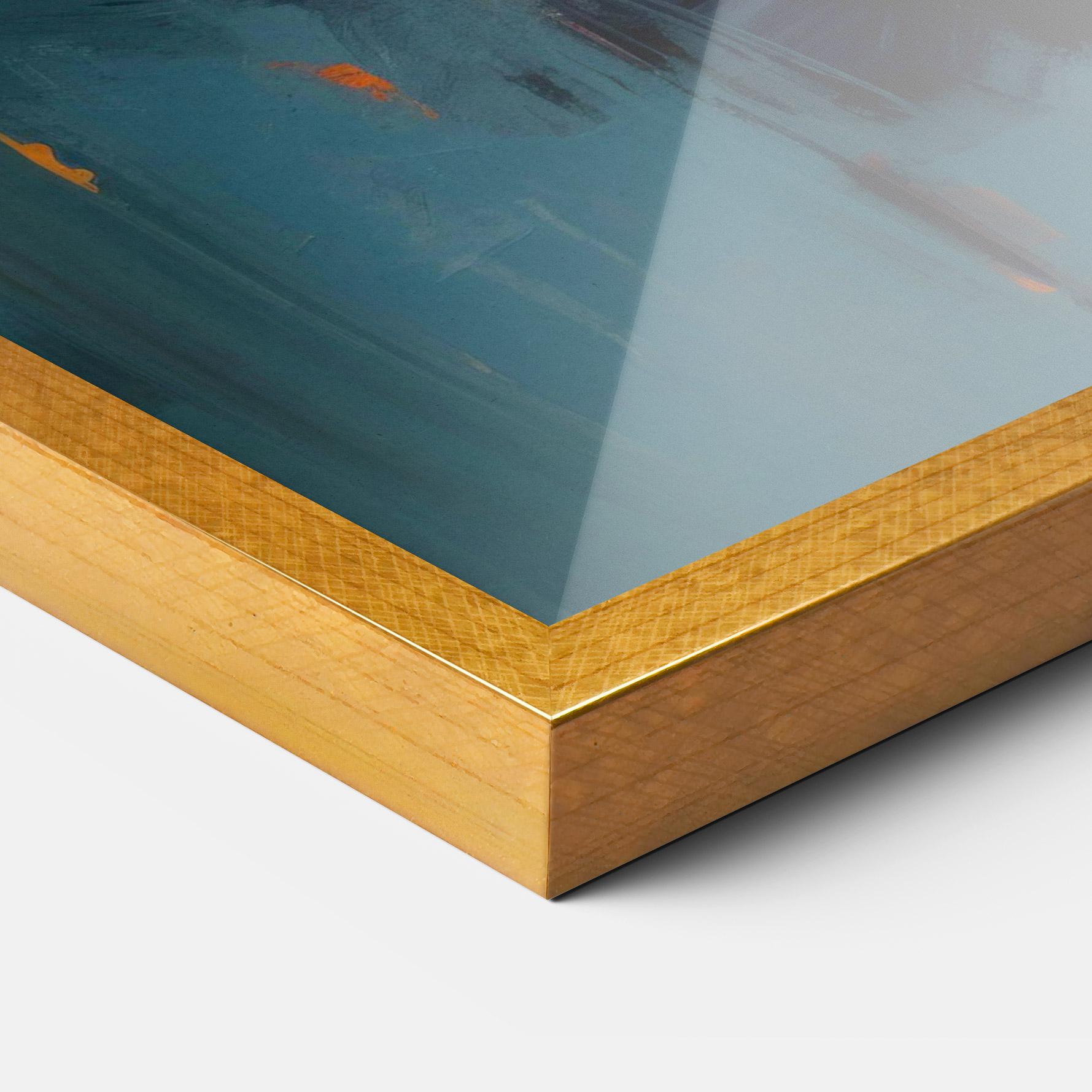 Keretezett Poszter Acrylic Asian Portrait mockup 3