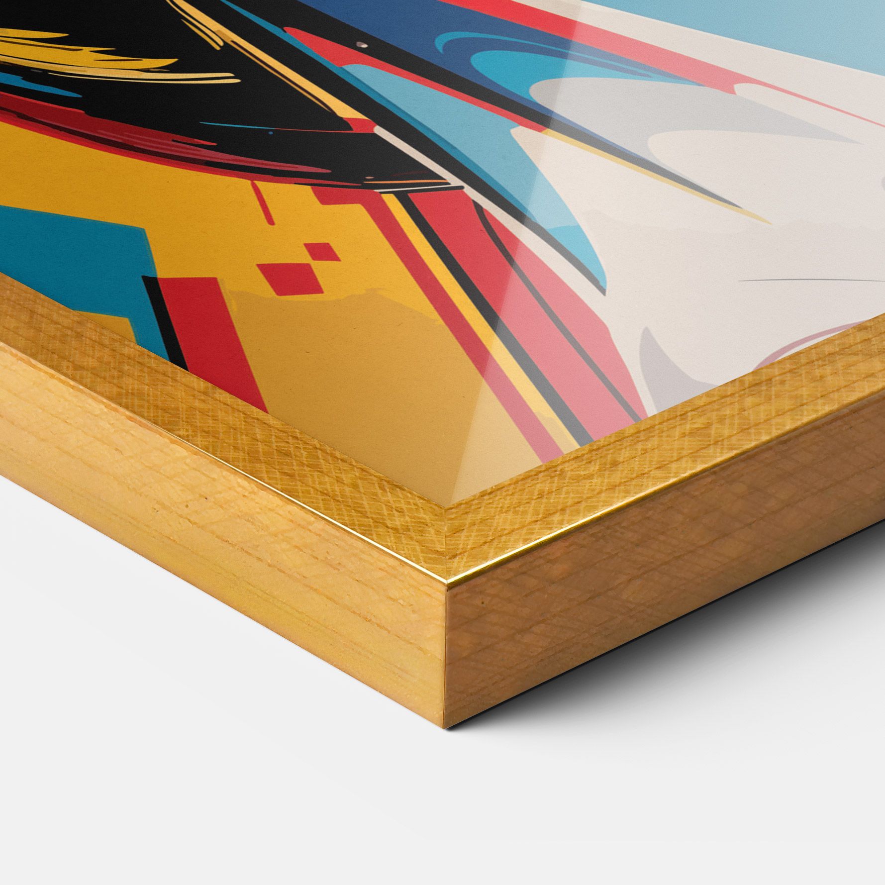 Colorful Portrait Lady mockup 3