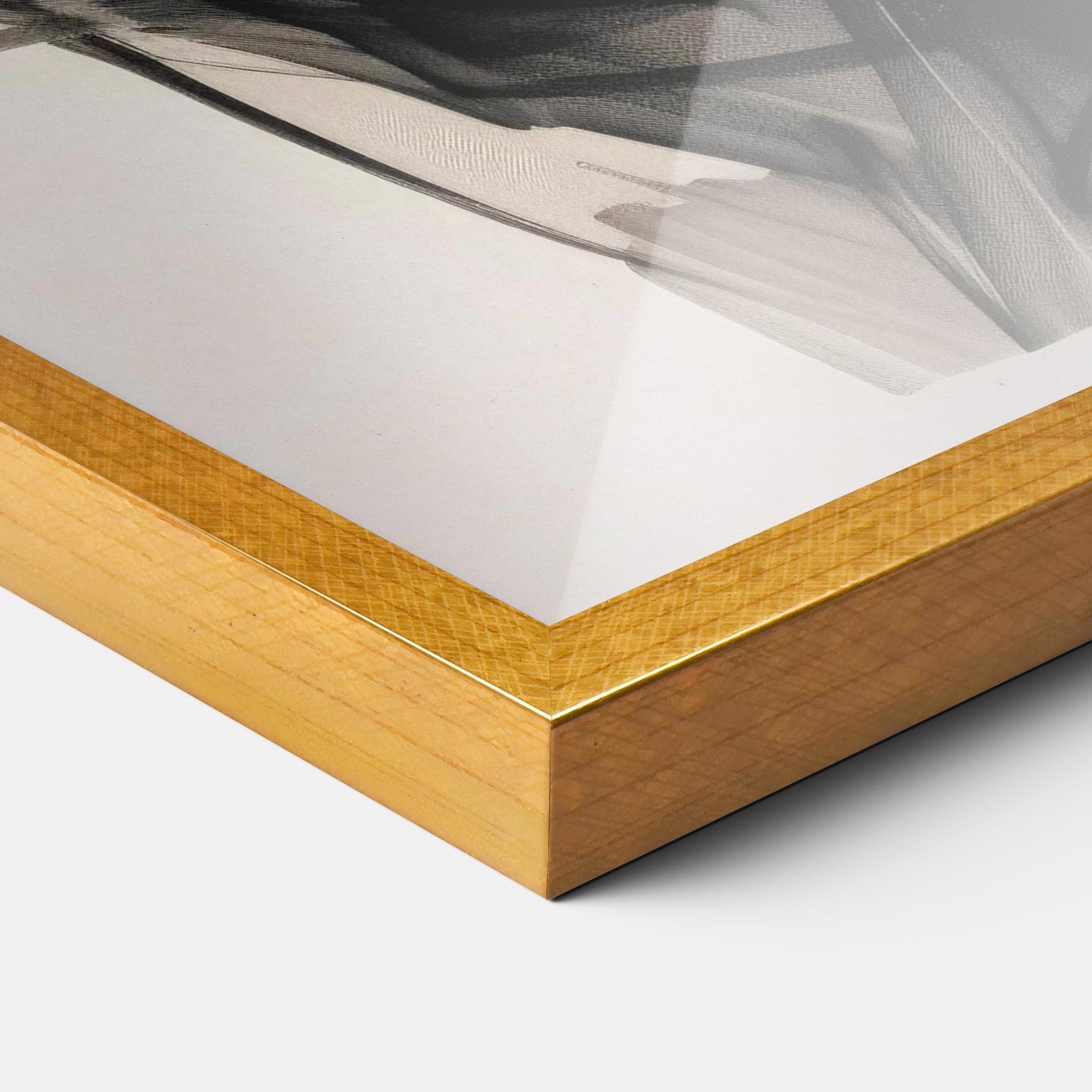 Keretezett Poszter Continuous Line Woman mockup 3