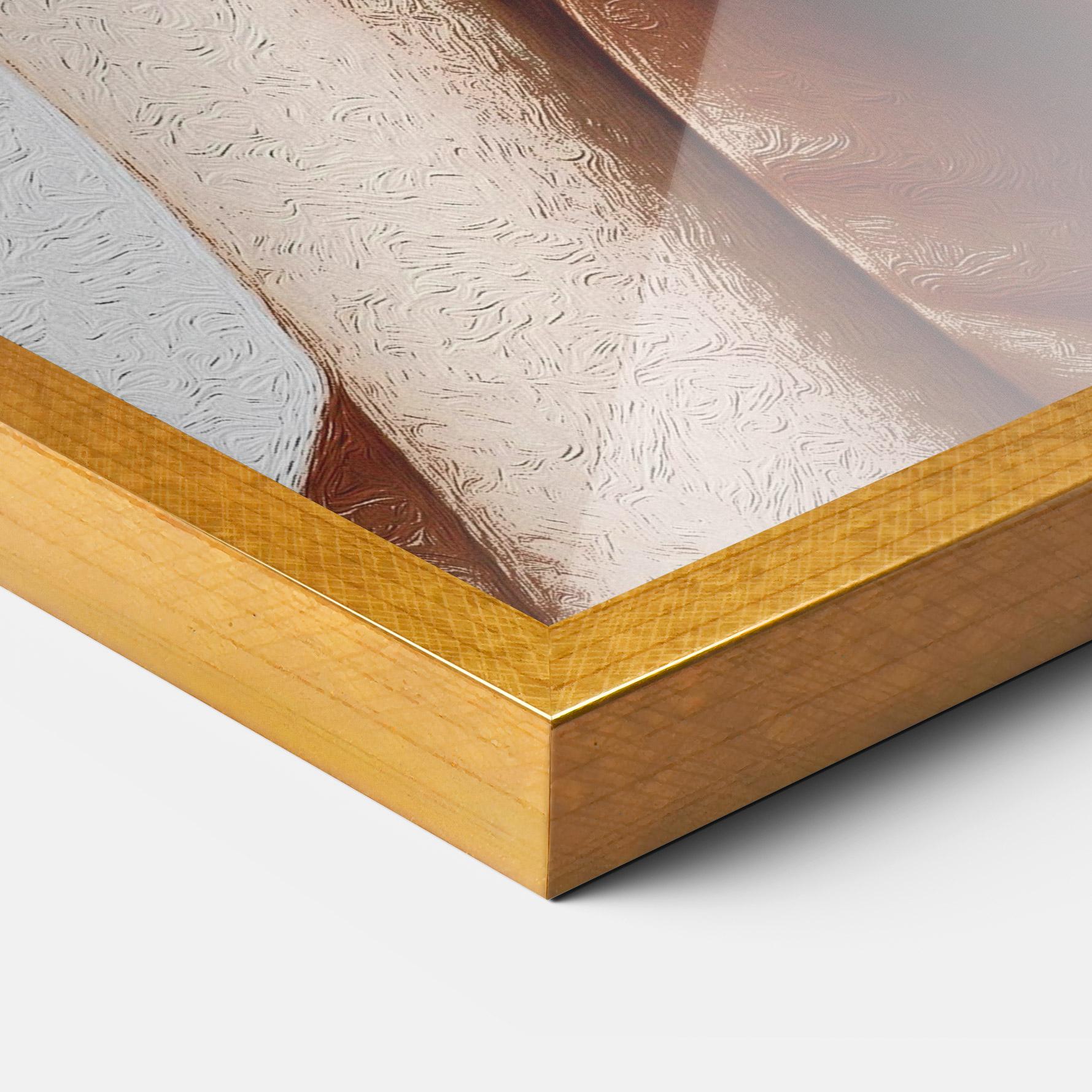 Keretezett Poszter Grey Eye Portrait mockup 3