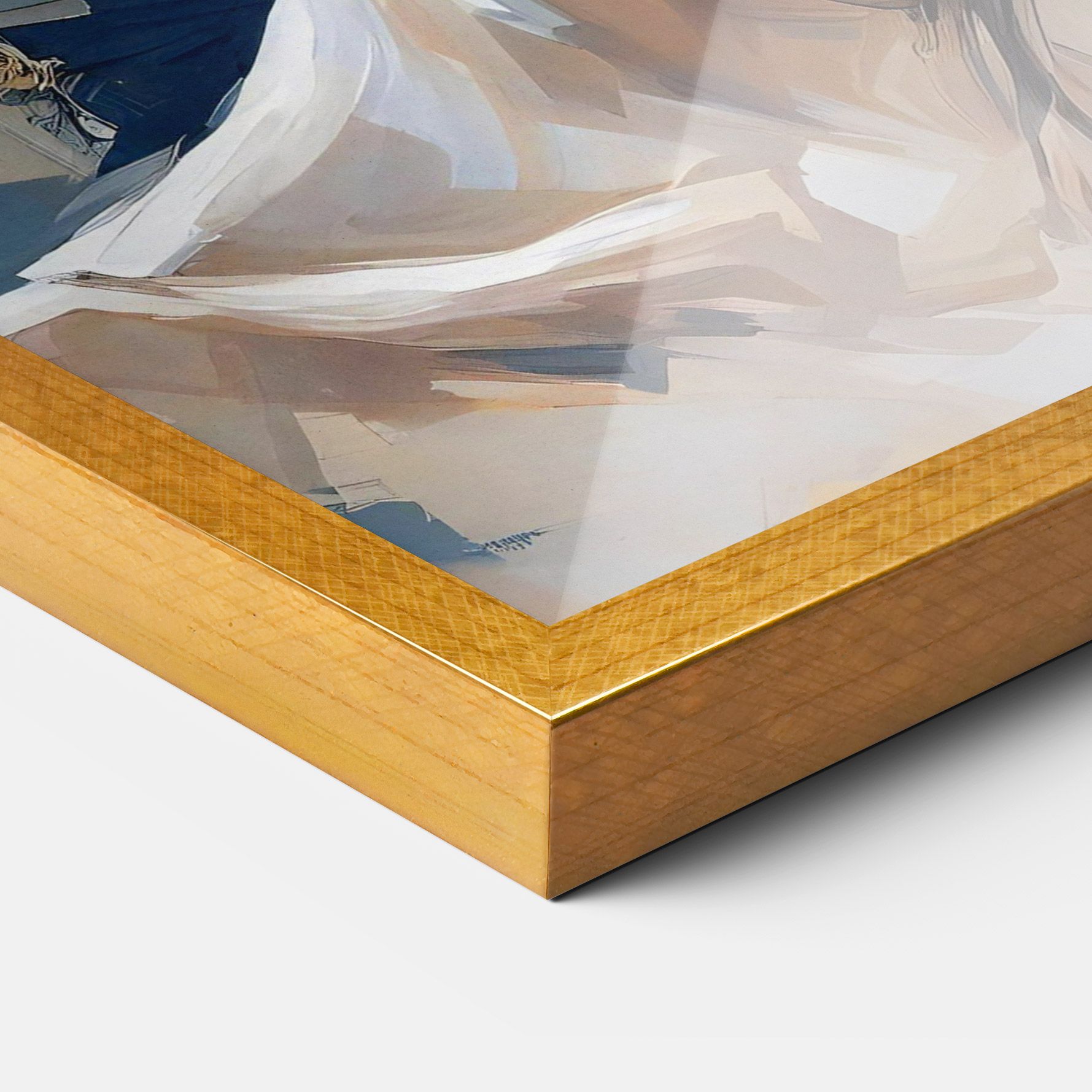 Long Black Hair Portrait mockup 3