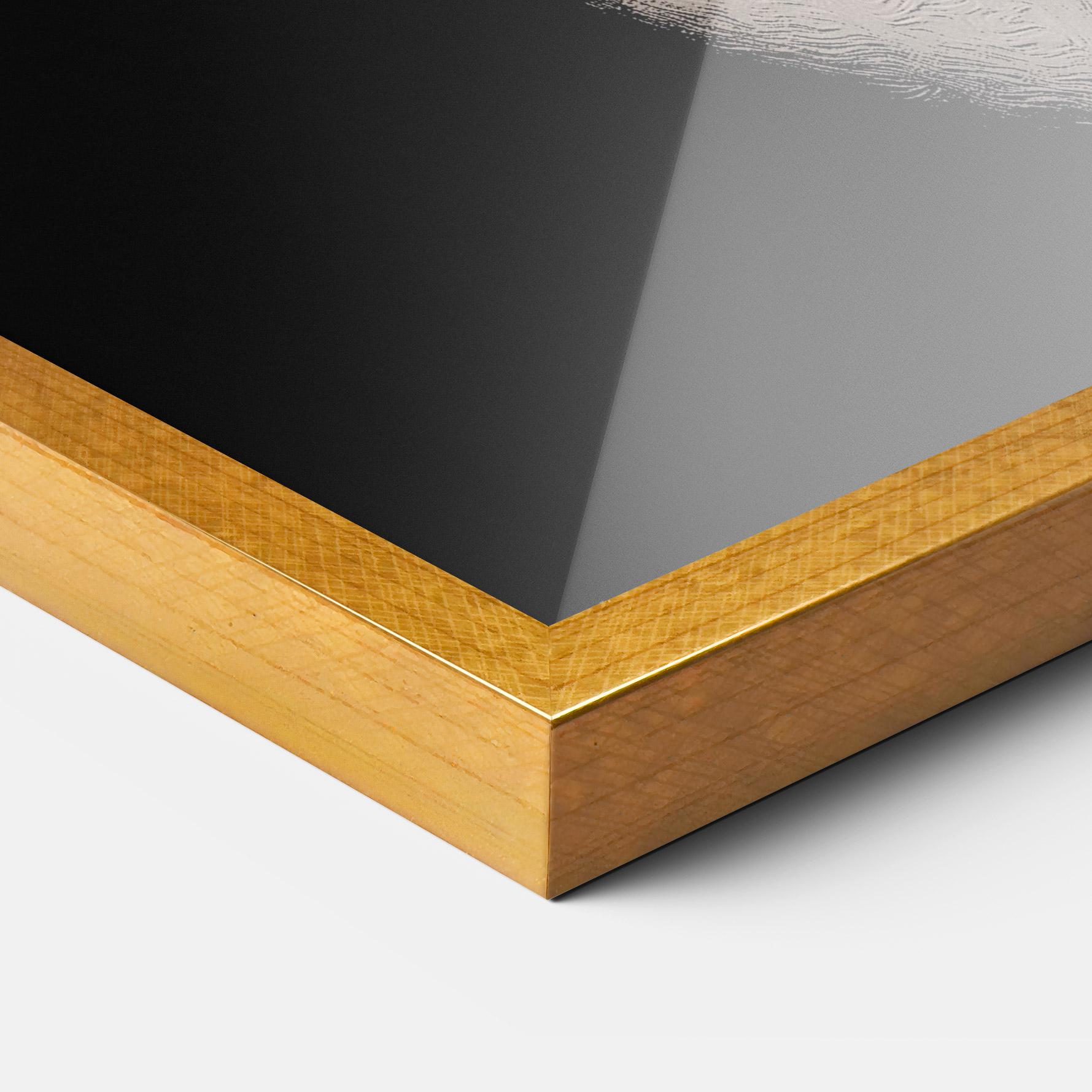 Keretezett Poszter Pretty Portrait Girl mockup 3